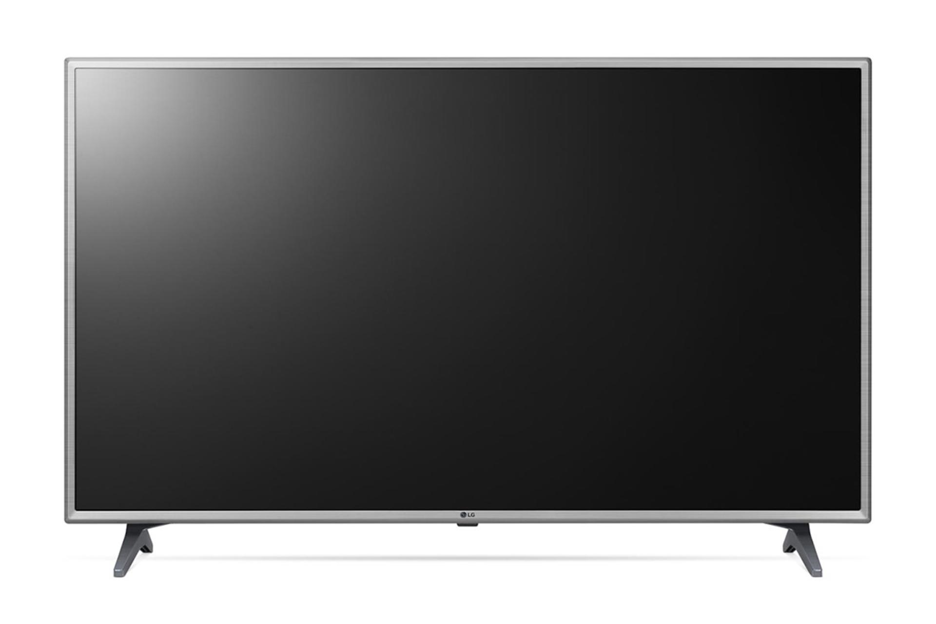  نمای جلوی تلویزیون ال جی LK6300 مدل 43 اینچ با رنگ نقره ای و صفحه خاموش