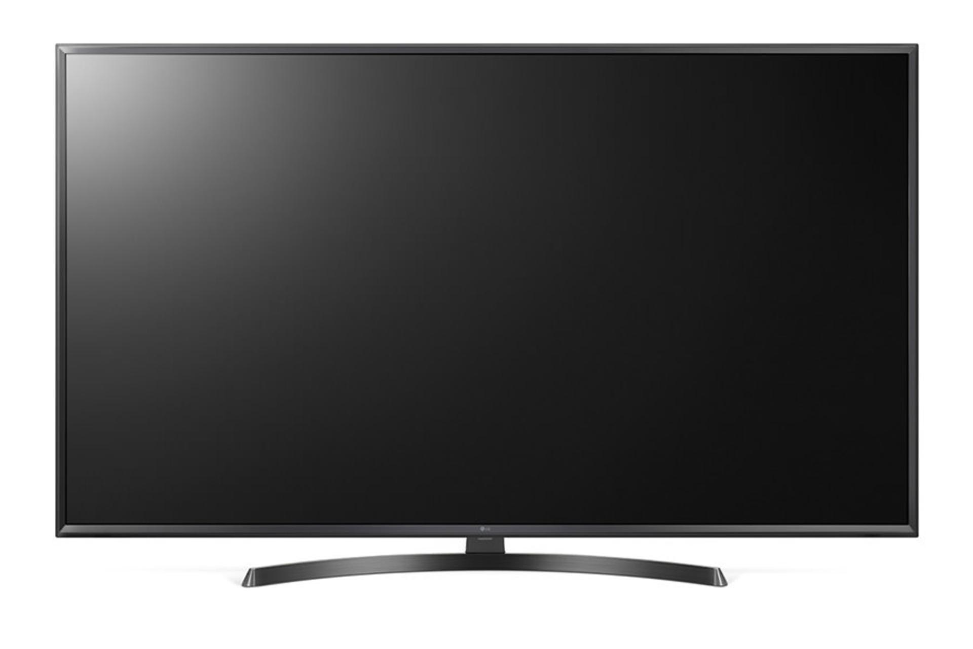 نمای جلو تلویزیون ال جی UK6400 مدل 49 اینچ با صفحه خاموش