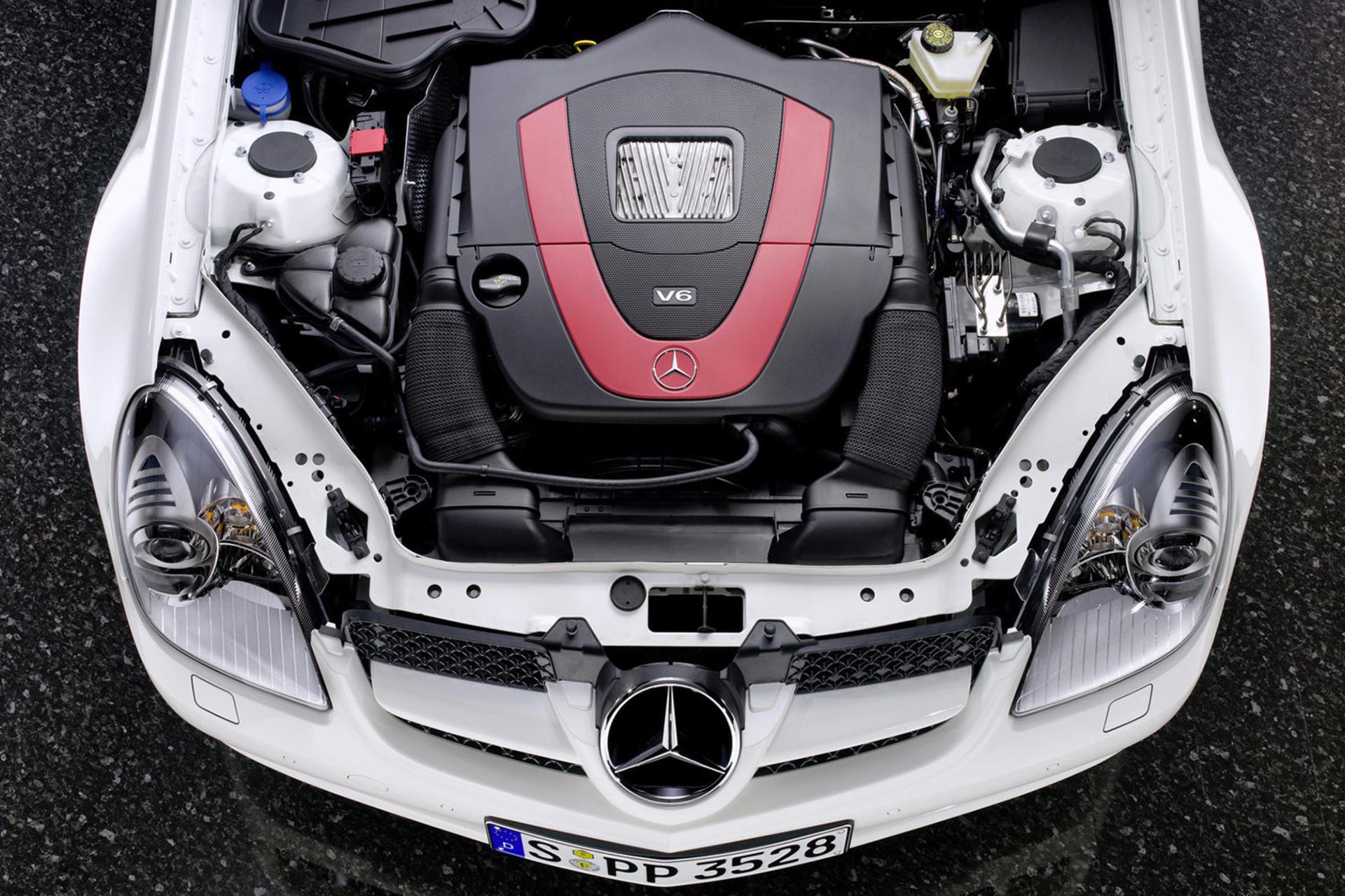 خودرو مرسدس بنز / Mercedes Benz SLK 200 موتور