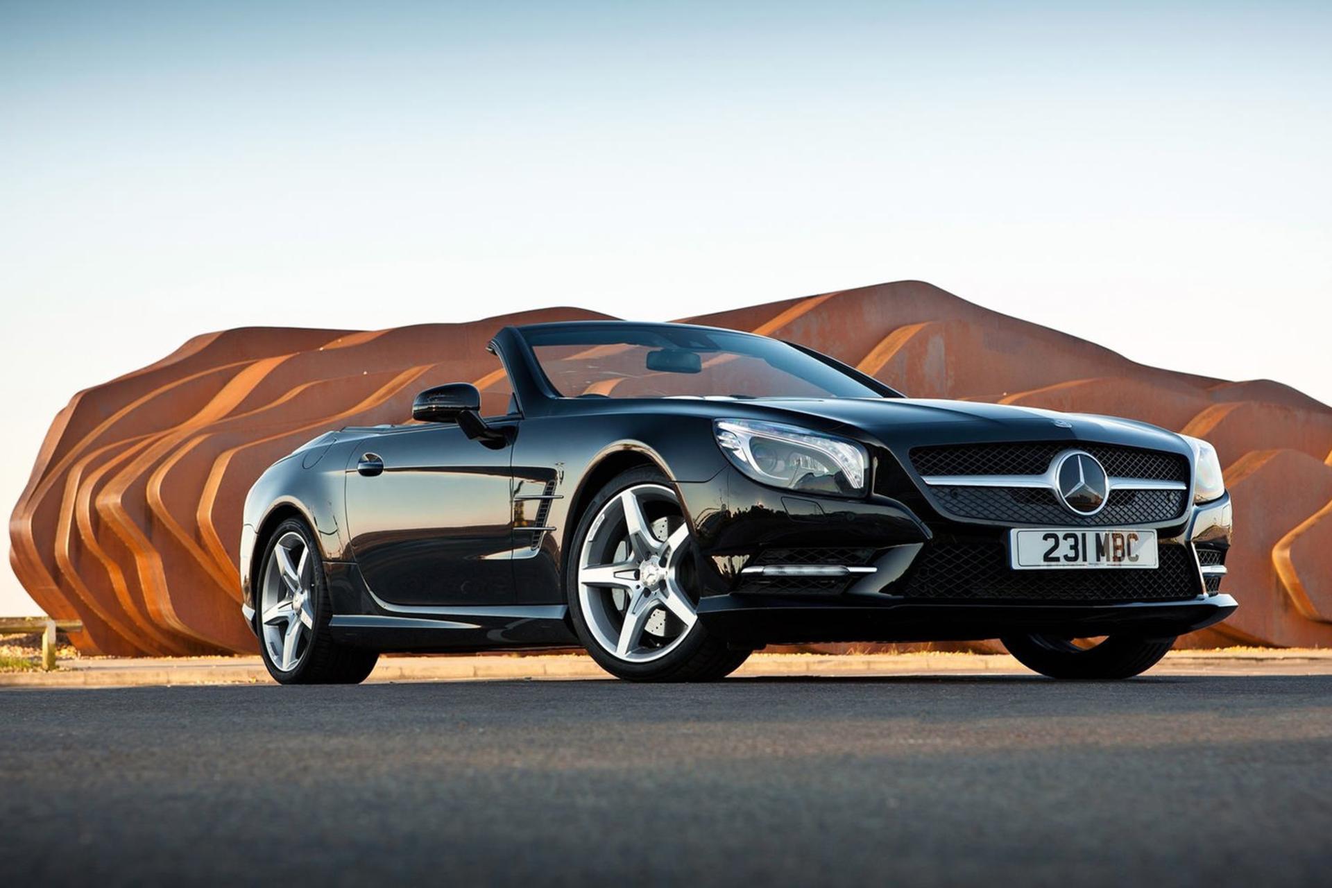 خودرو مرسدس بنز اس ال ۵۰۰ مدل ۲۰۱۳ / Mercedes Benz SL500 2013 نمای جلو ۰۲