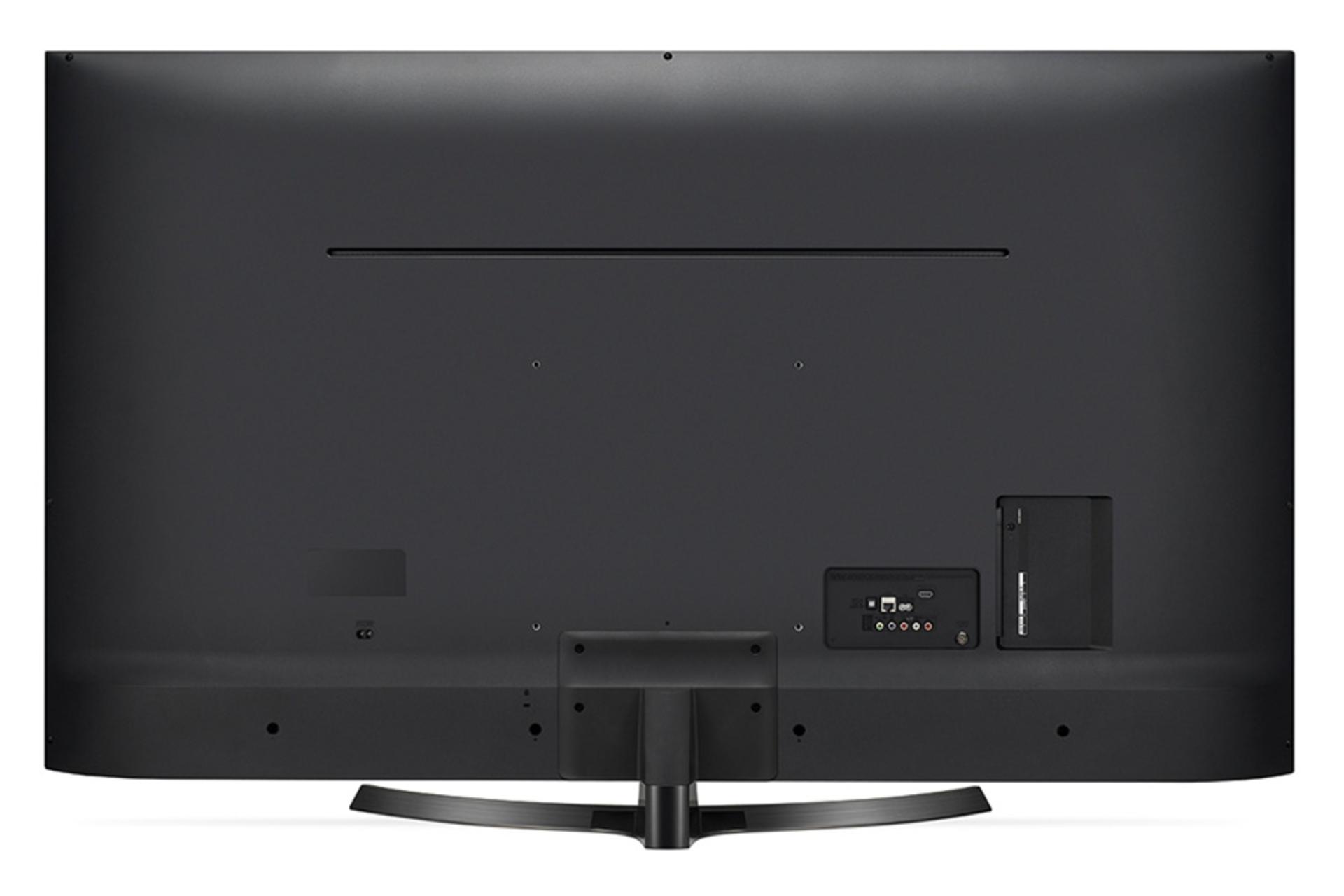 نمای پشت تلویزیون UK6400 مدل 49 اینچ و نمایش پورت ها