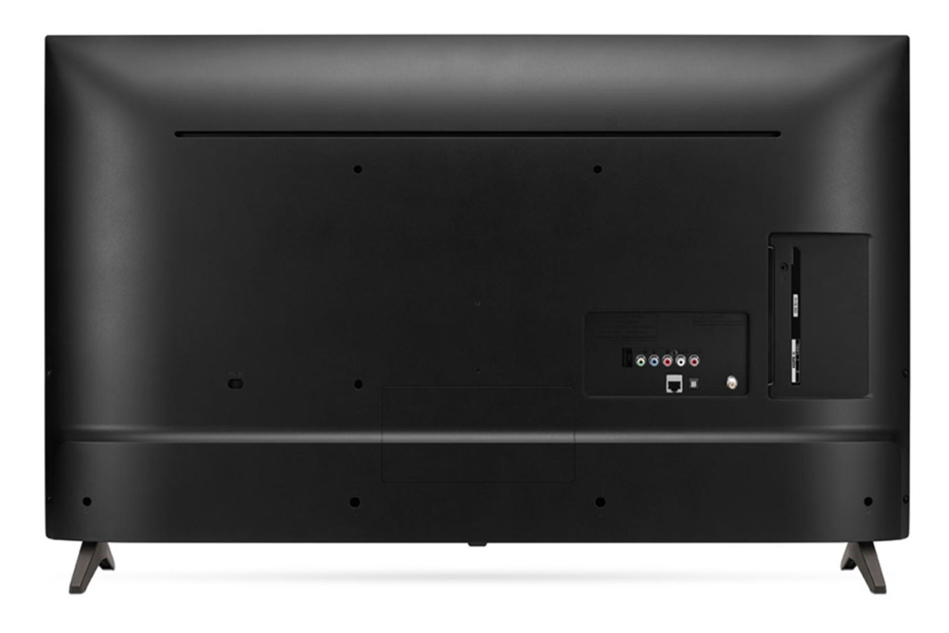 نمای پشت تلویزیون ال جی LK5700 مدل 49 اینچ و نمایش پورت ها