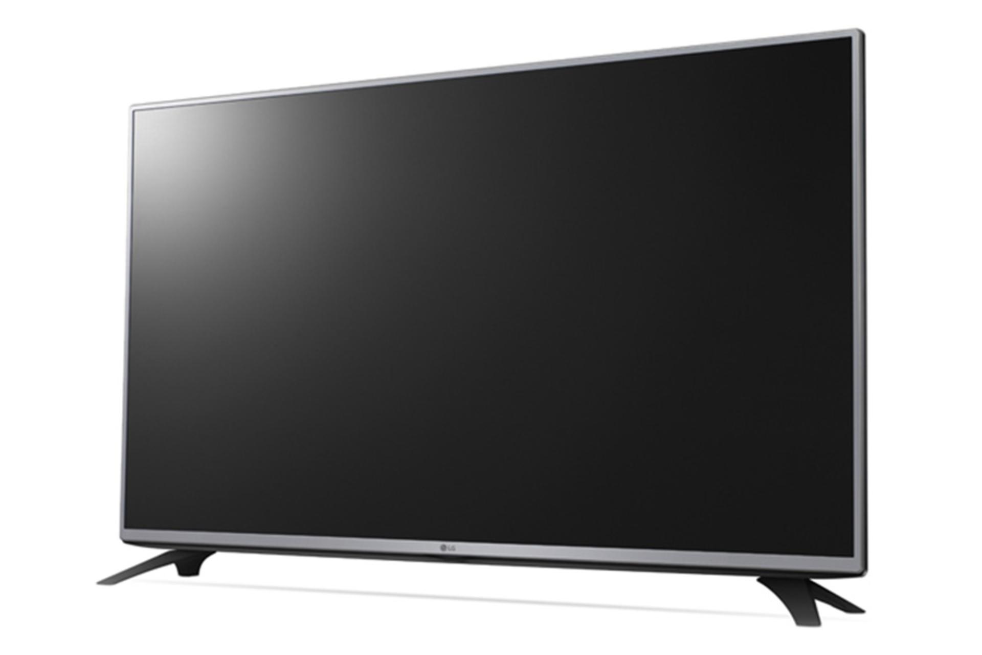 نمای نیم رخ تلویزیون ال جی LF540V مدل 43 اینچ با صفحه خاموش