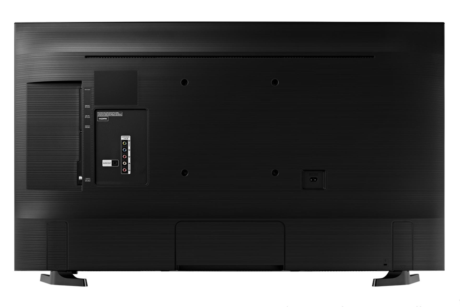 نمای پشت تلویزیون سامسونگ N5000 مدل 40 اینچ و نمایش پورت ها