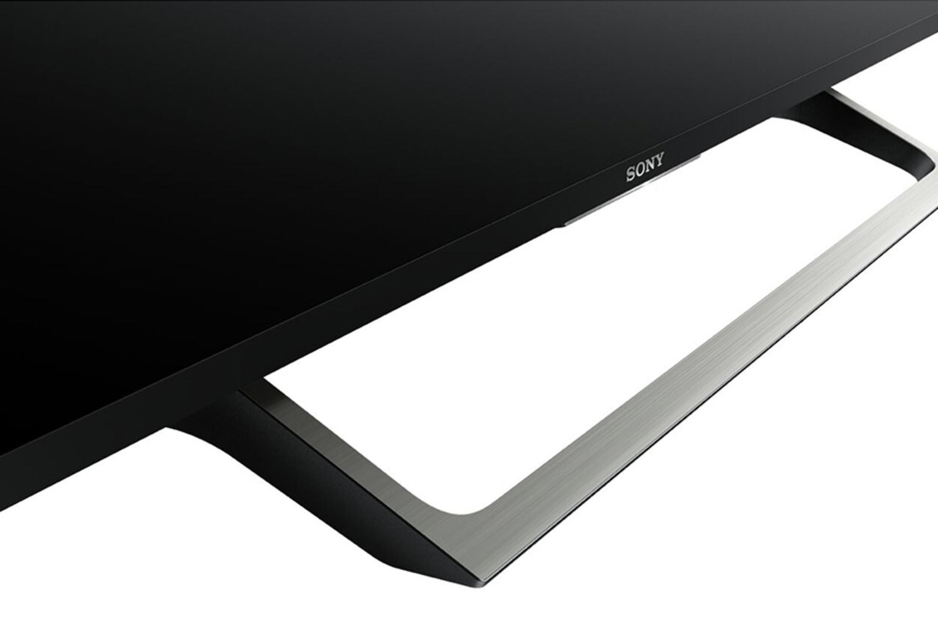 نمای پایه تلویزیون سونی X8000E مدل 55 اینچ با طراحی مسطح
