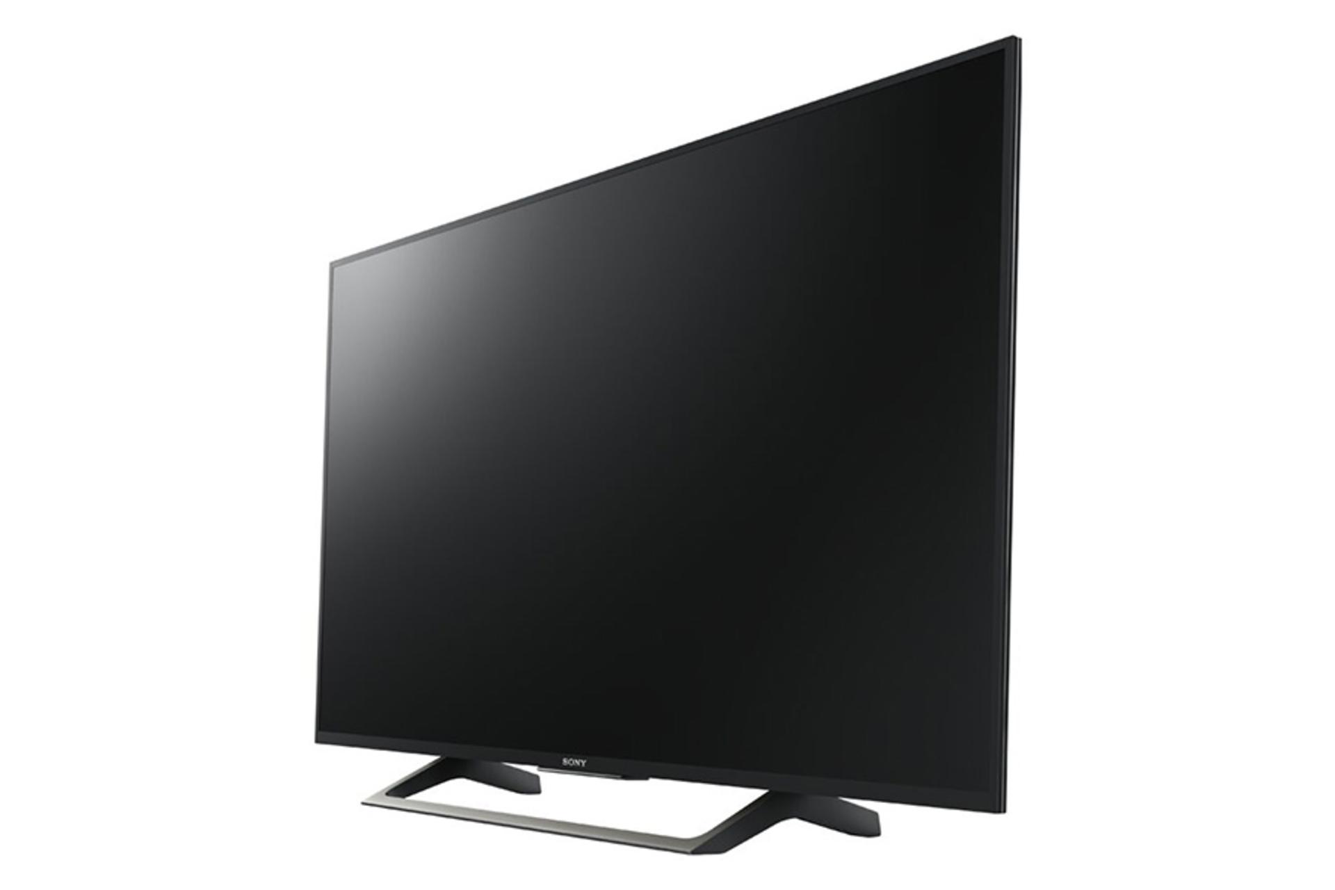 نمای نیمرخ تلویزیون سونی X8000E مدل 55 اینچ با صفحه خاموش