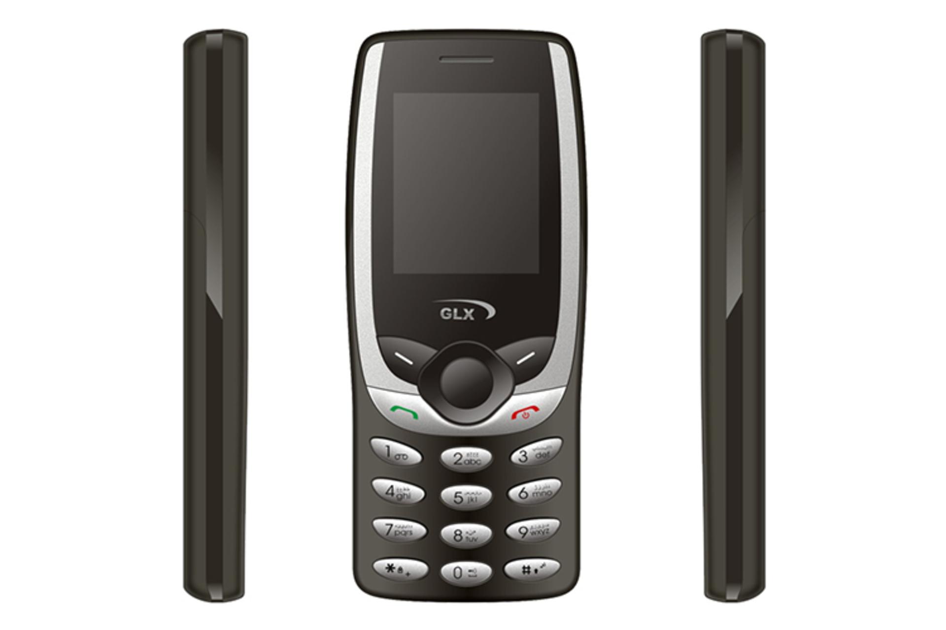 نمای گوشه و جلوی گوشی GLX N8