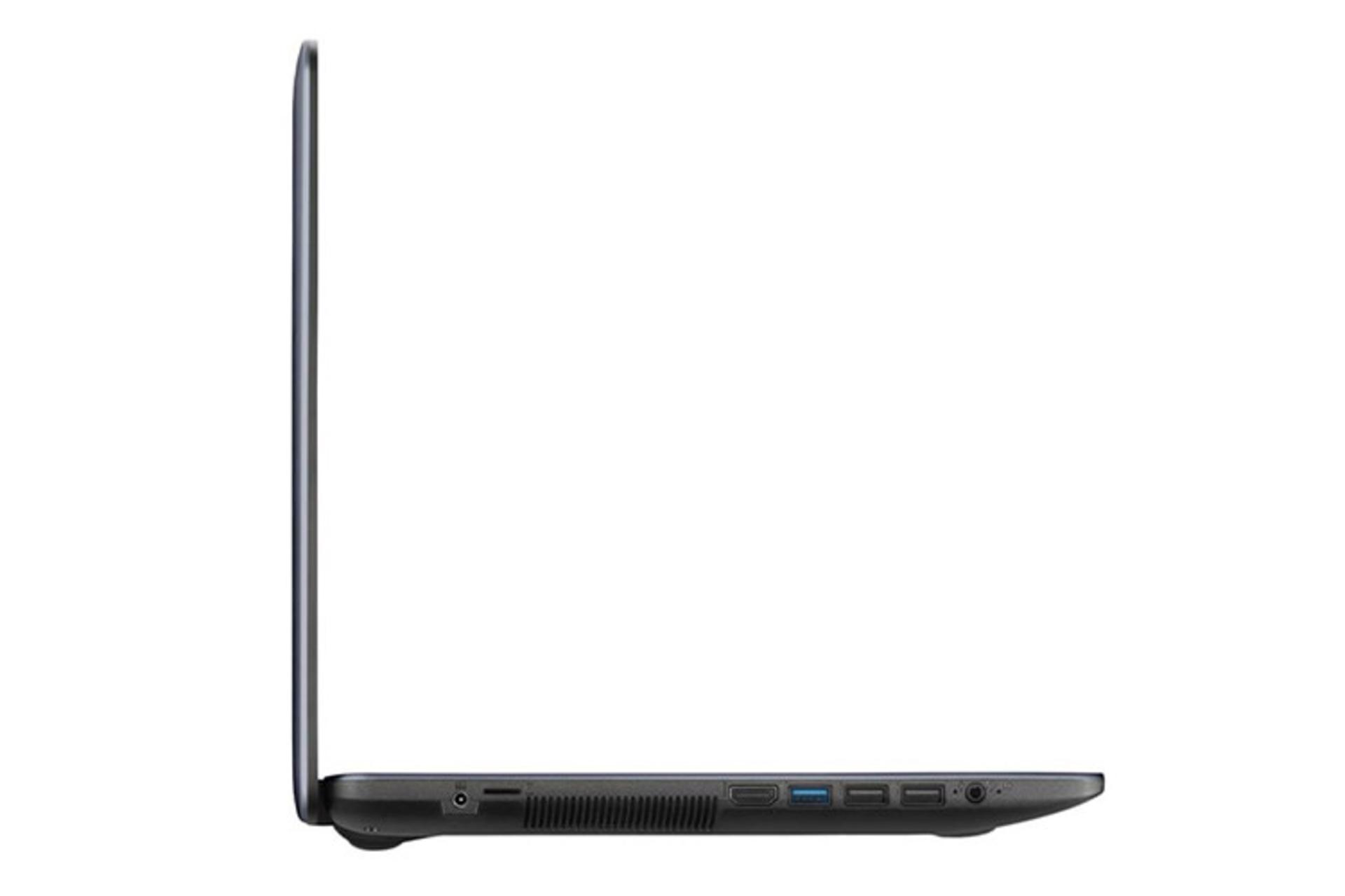 لپ‌تاپ K543UB ایسوس نمای بغل - پورت ها / ASUS K543UB