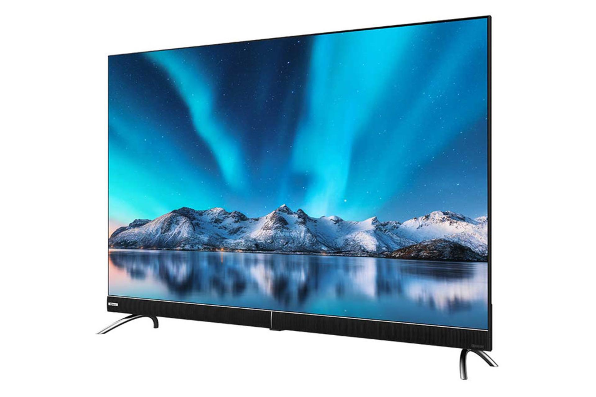 نمای نیمرخ تلویزیون جی پلاس JU922S مدل 50 اینچ