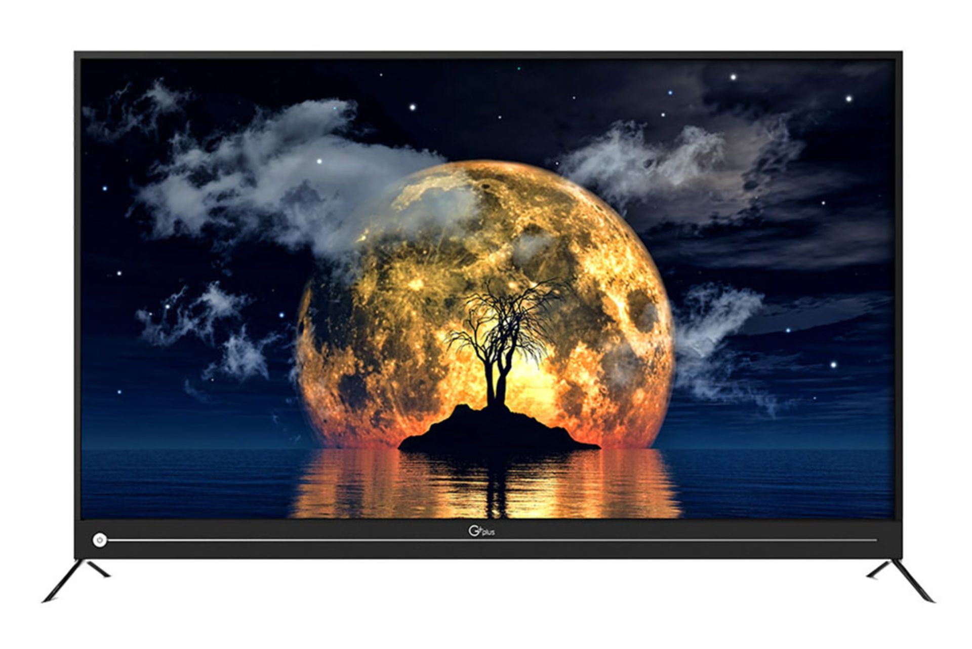 نمای جلو تلویزیون جی پلاس JU812N مدل 55 اینچ