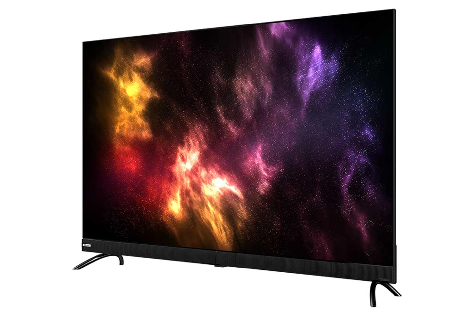 نمای نیمرخ تلویزیون جی پلاس JU922N مدل 50 اینچ