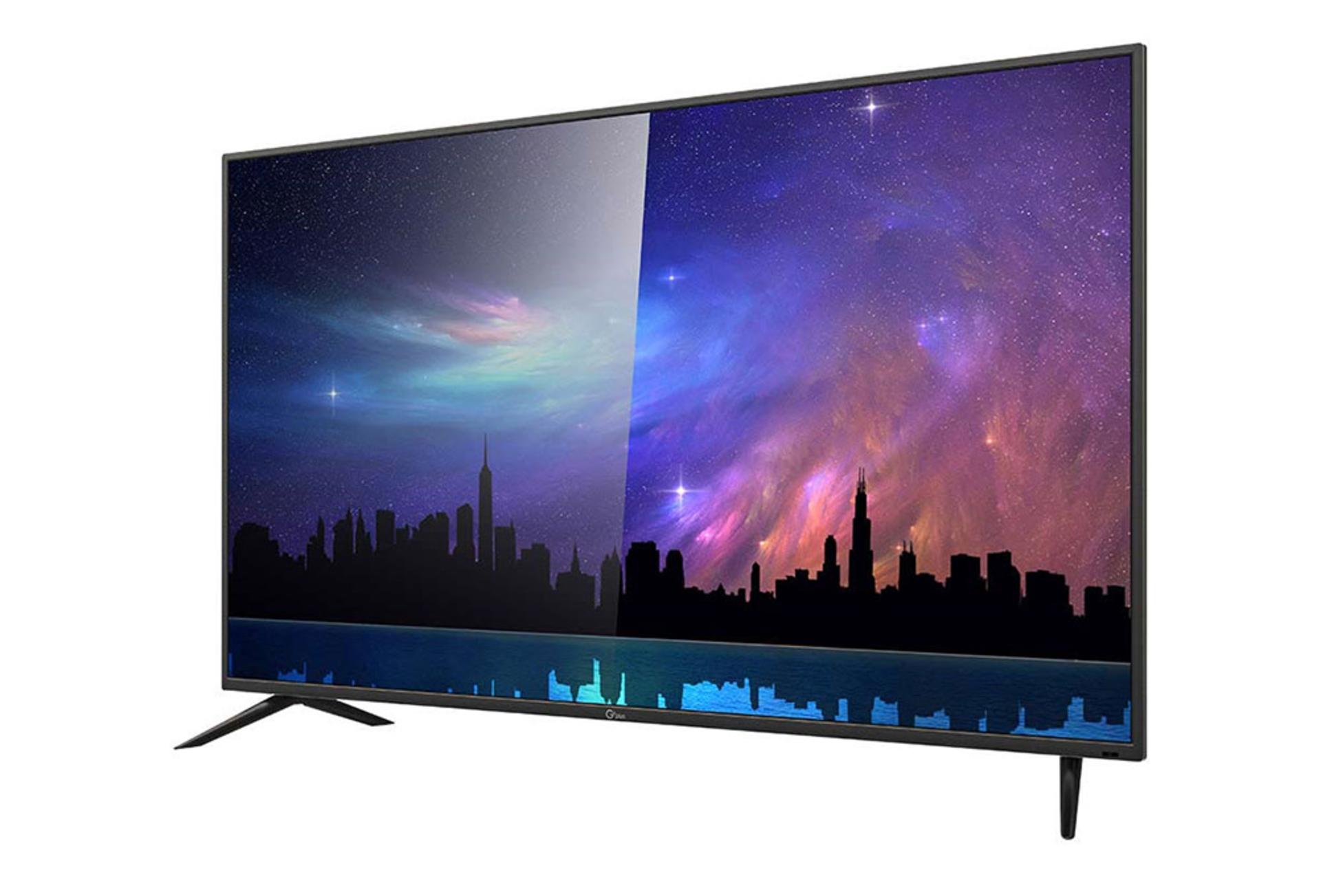 نمای نیمرخ تلویزیون جی پلاس FH512N مدل 50 اینچ