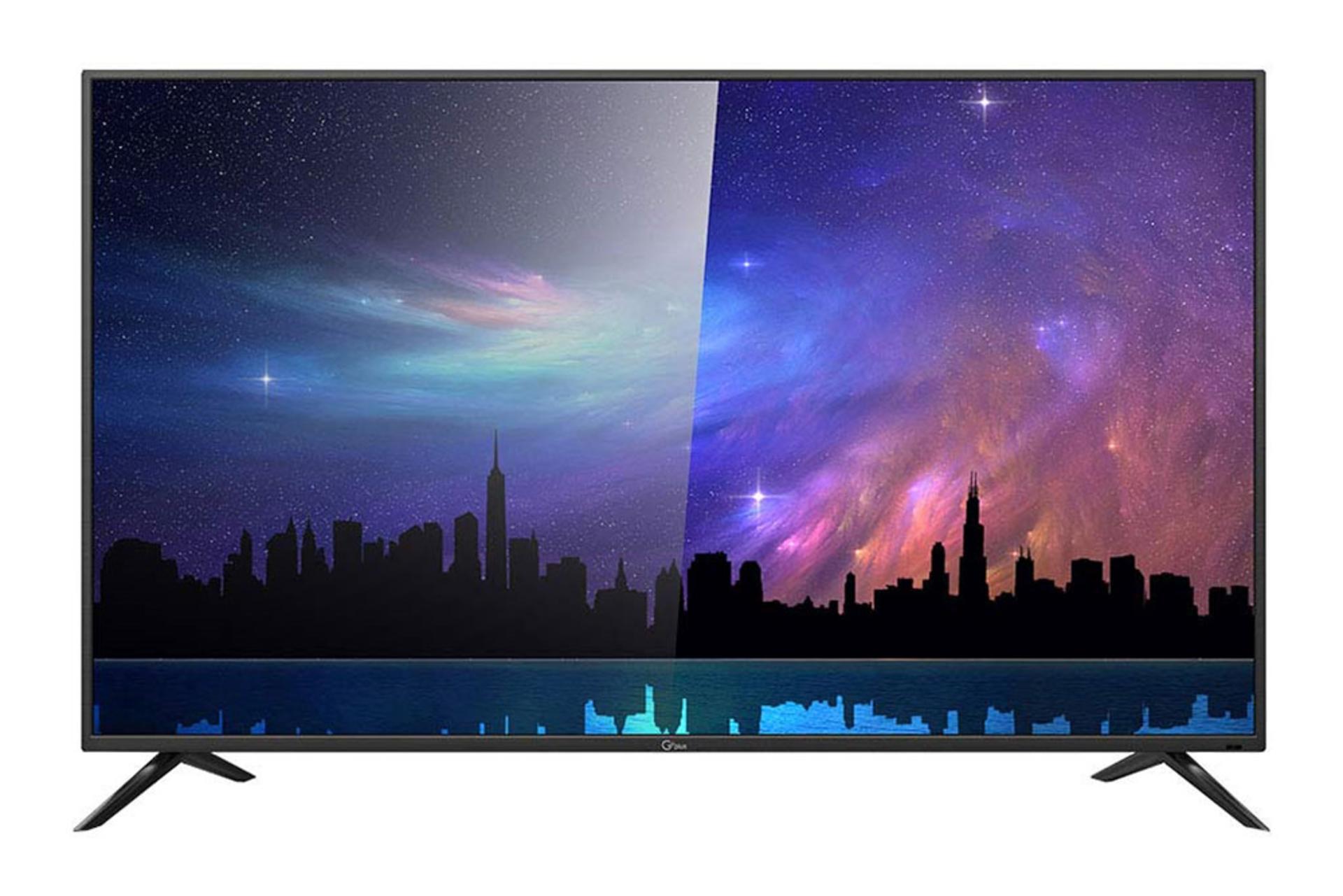 نمای جلو تلویزیون جی پلاس FH512N مدل 50 اینچ