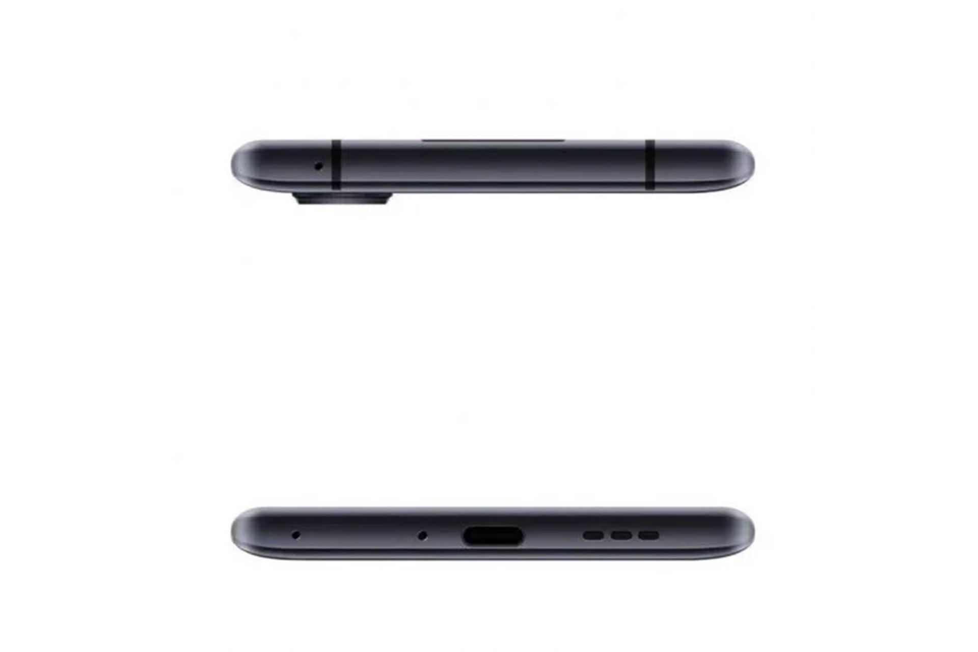 نمای زیر و بالای گوشی اوپو فایند ایکس ۲ نئو و نمایش اتصالات