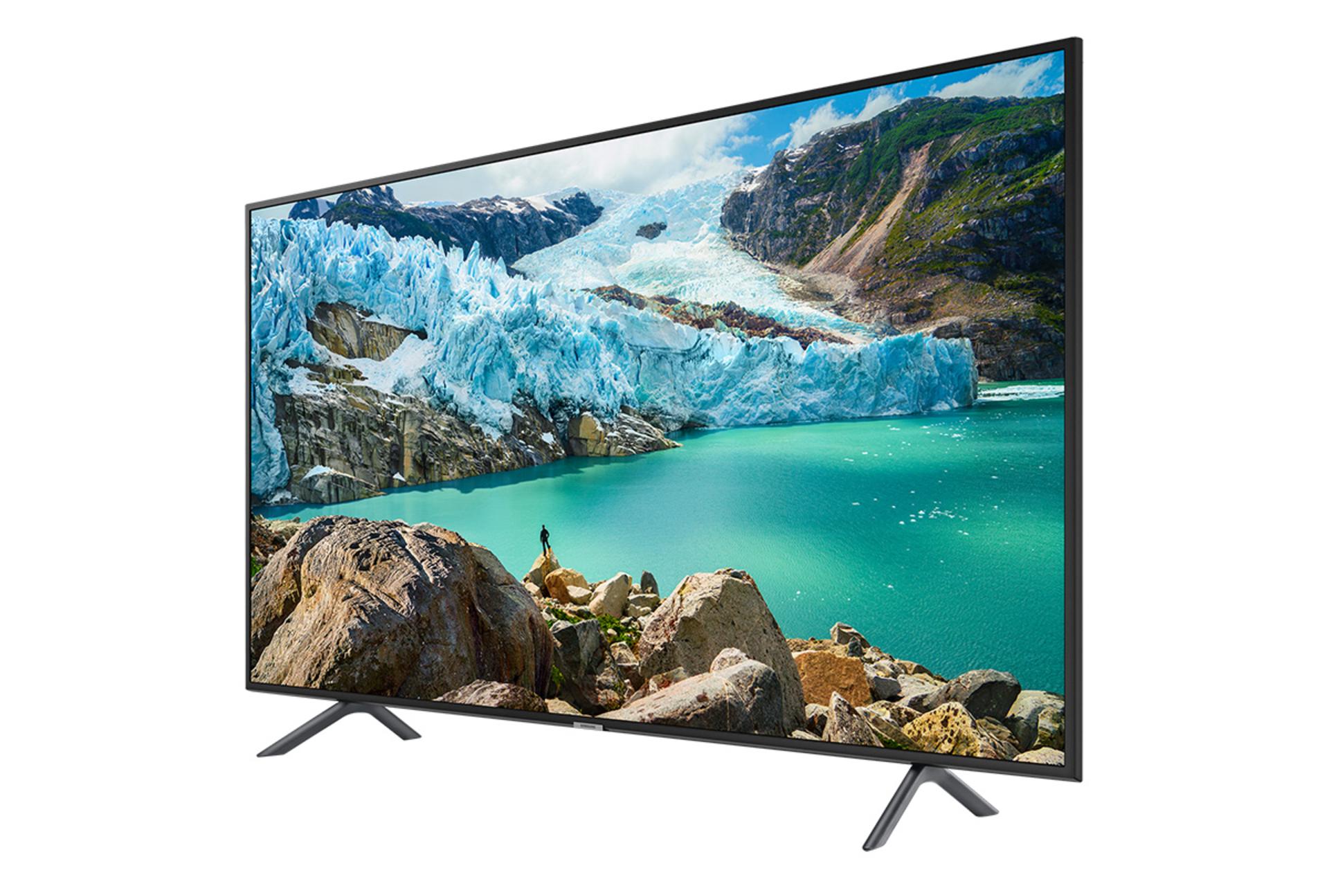 نمای راست تلویزیون سامسونگ RU7170 مدل 43 اینچ