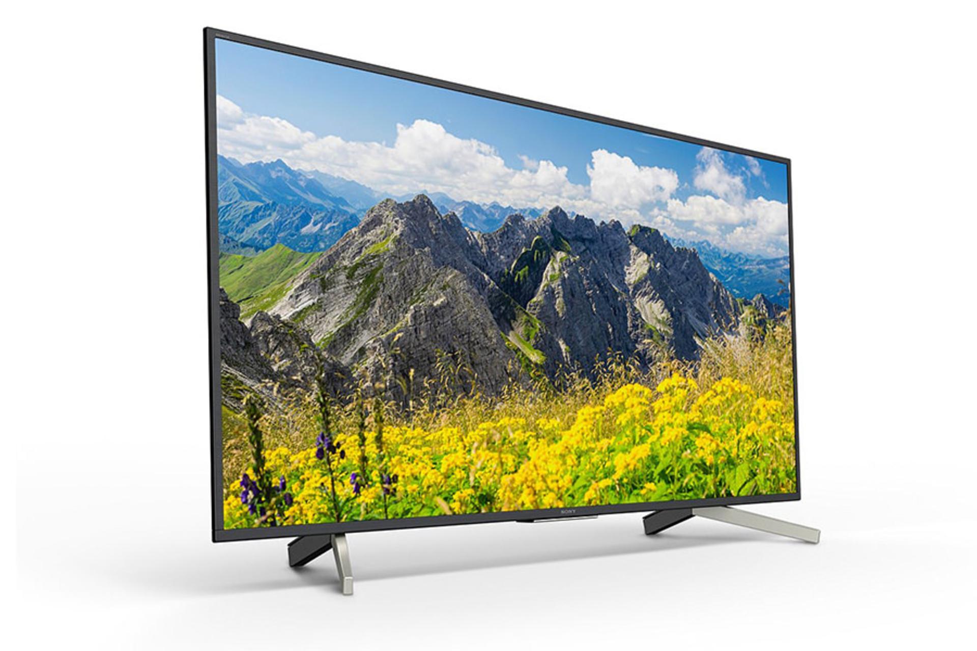 نمای نیمرخ تلویزیون سونی X7500F مدل 55 اینچ