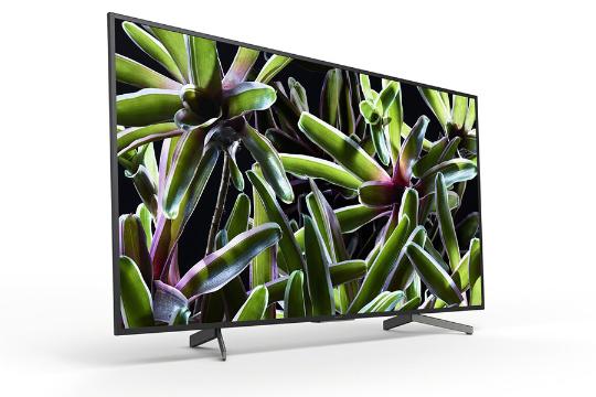 نمای نیمرخ تلویزیون سونی X7077G مدل 49 اینچ