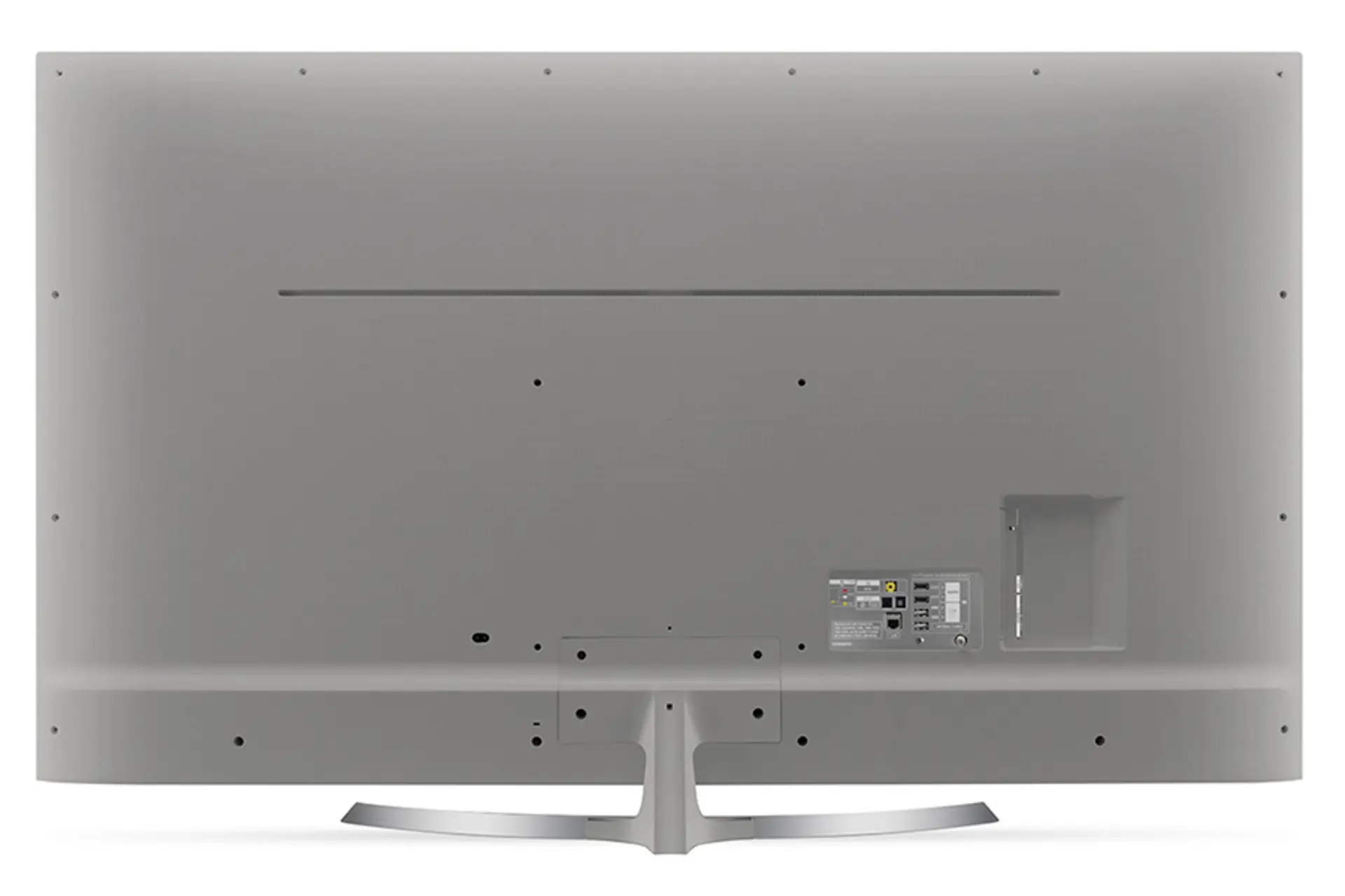 نمای پشت ال جی SJ8000 مدل 55 اینچ و نمایش پورت ها