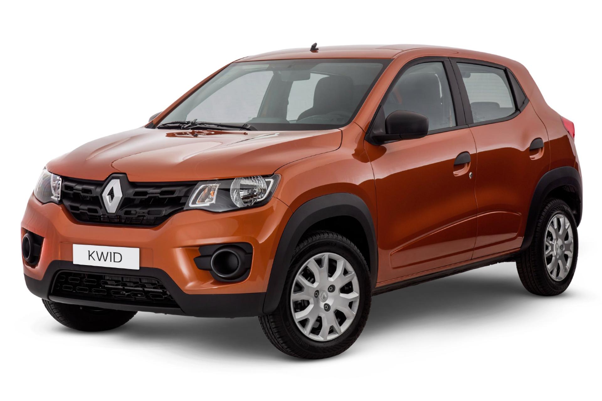 نمای جلو رنو کوئید رنگ بدنه نارنجی / Renault Kwid 2015