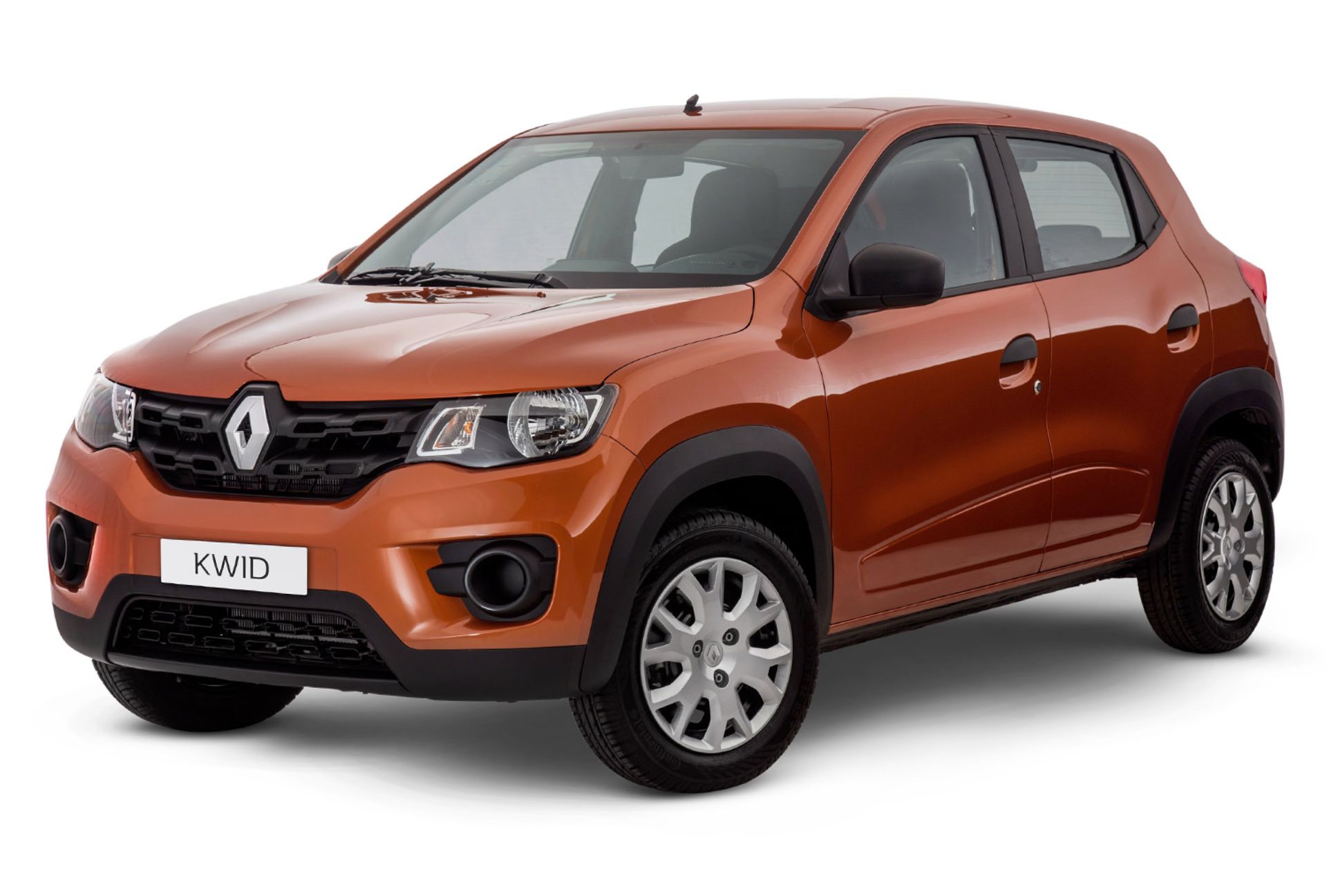 نمای جلو رنو کوئید رنگ بدنه نارنجی / Renault Kwid 2015