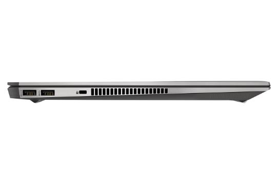 لپ‌تاپ HP ZBook 15 Studio G5 Mobile Workstation در حالت بسته پورت ها و خروجی هوا / زد بوک 15 استود