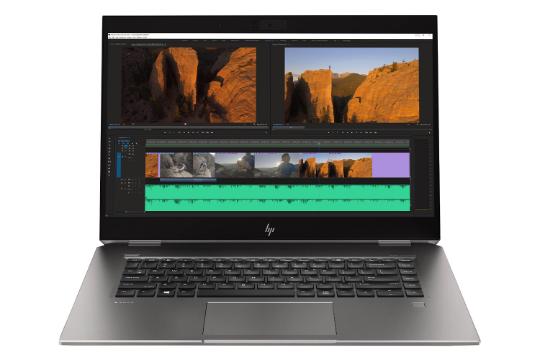 لپ‌تاپ HP ZBook 15 Studio G5 Mobile Workstation نمای جلو صفحه کلید و صفحه نمایش / زد بوک 15 استودی