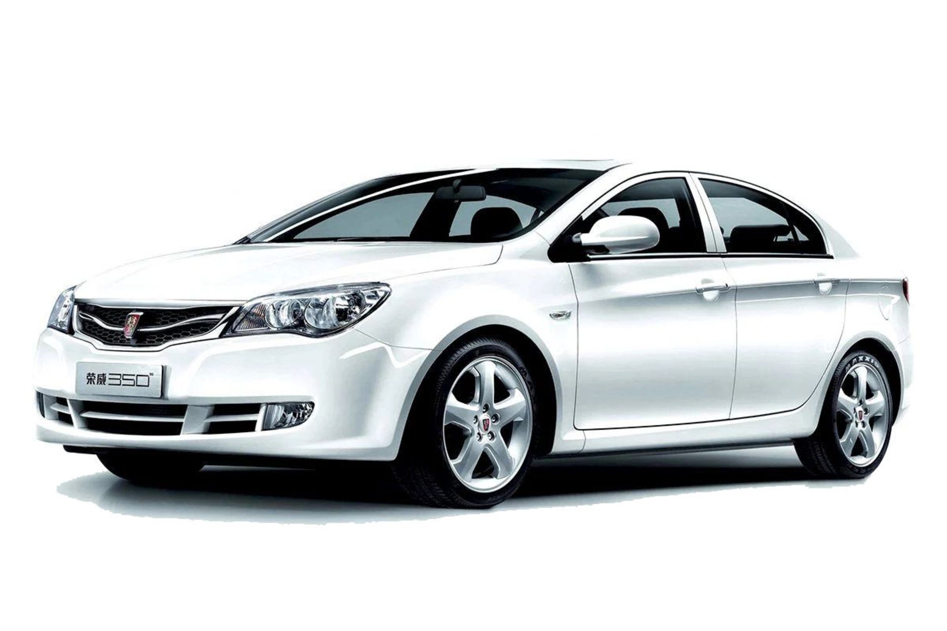 خودرو ام جی 350 سفید نمای جلو / MG 350 2012