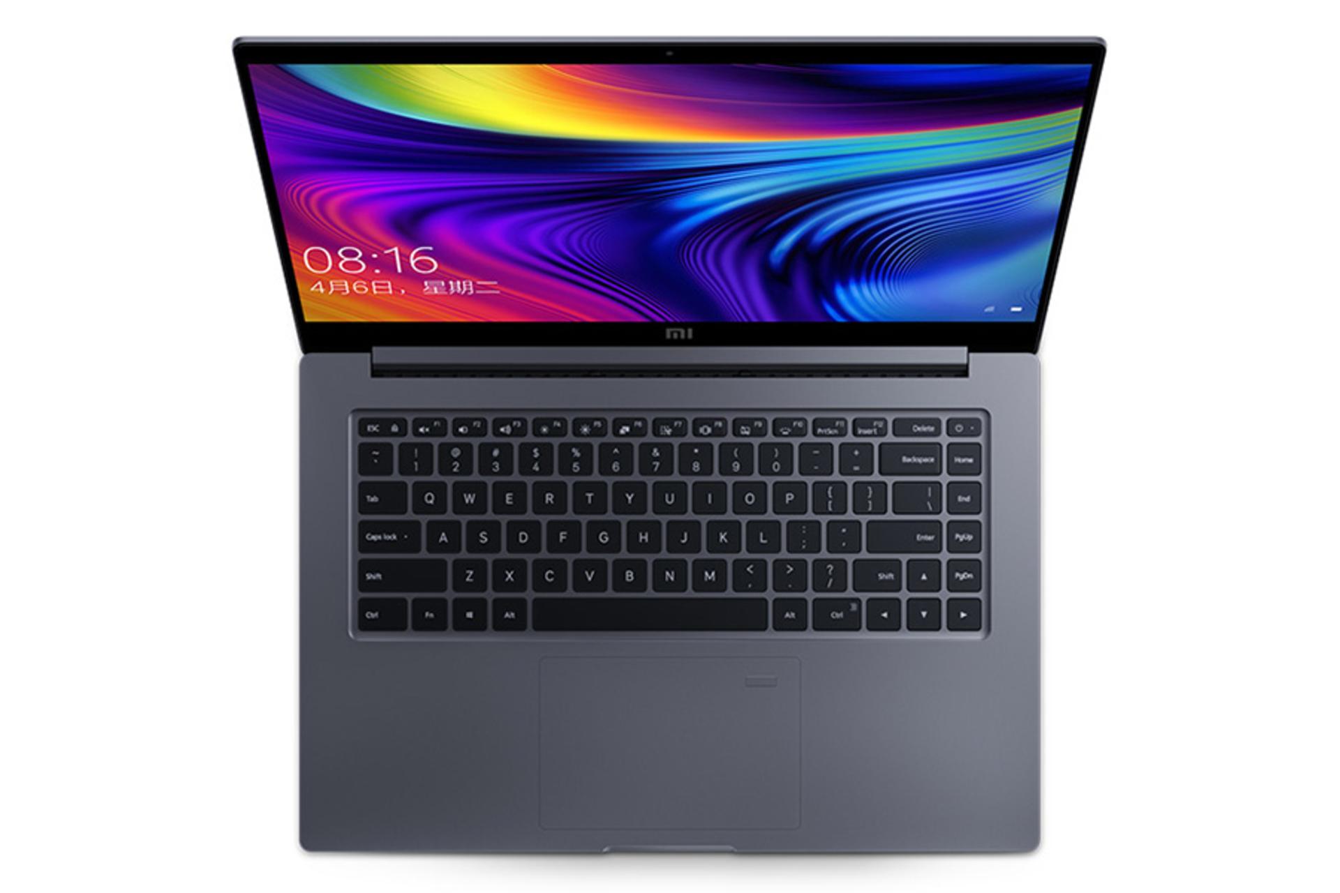 لپ تاپ شیائومی مدل می نوت بوک پرو 15 نسخه Enhanced از نمای بالا