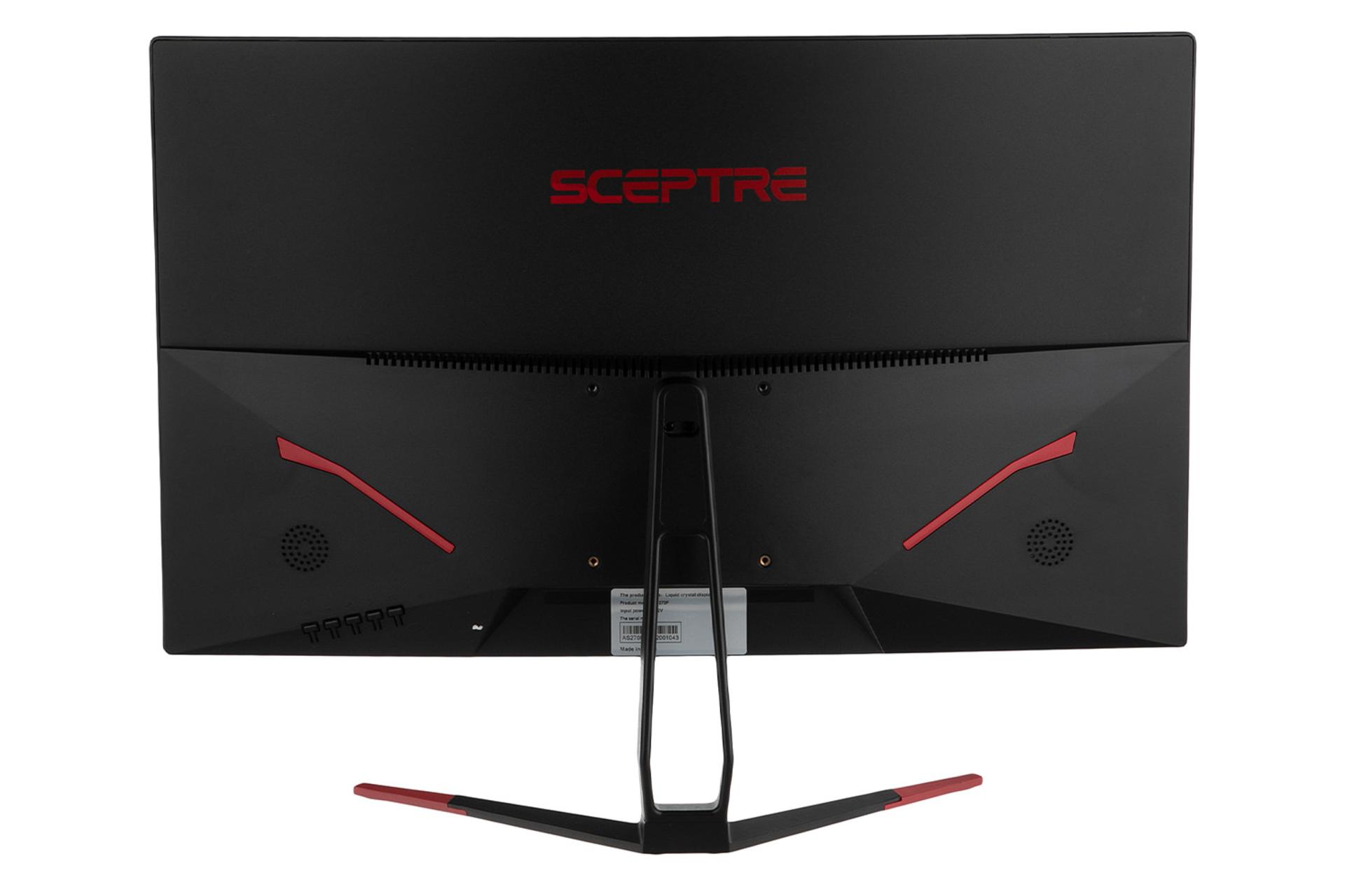 مانیتور Sceptre AS270F FHD نمای پشت -  اسپیکرها / اسکپتر 27 اینچ مدل AS270F