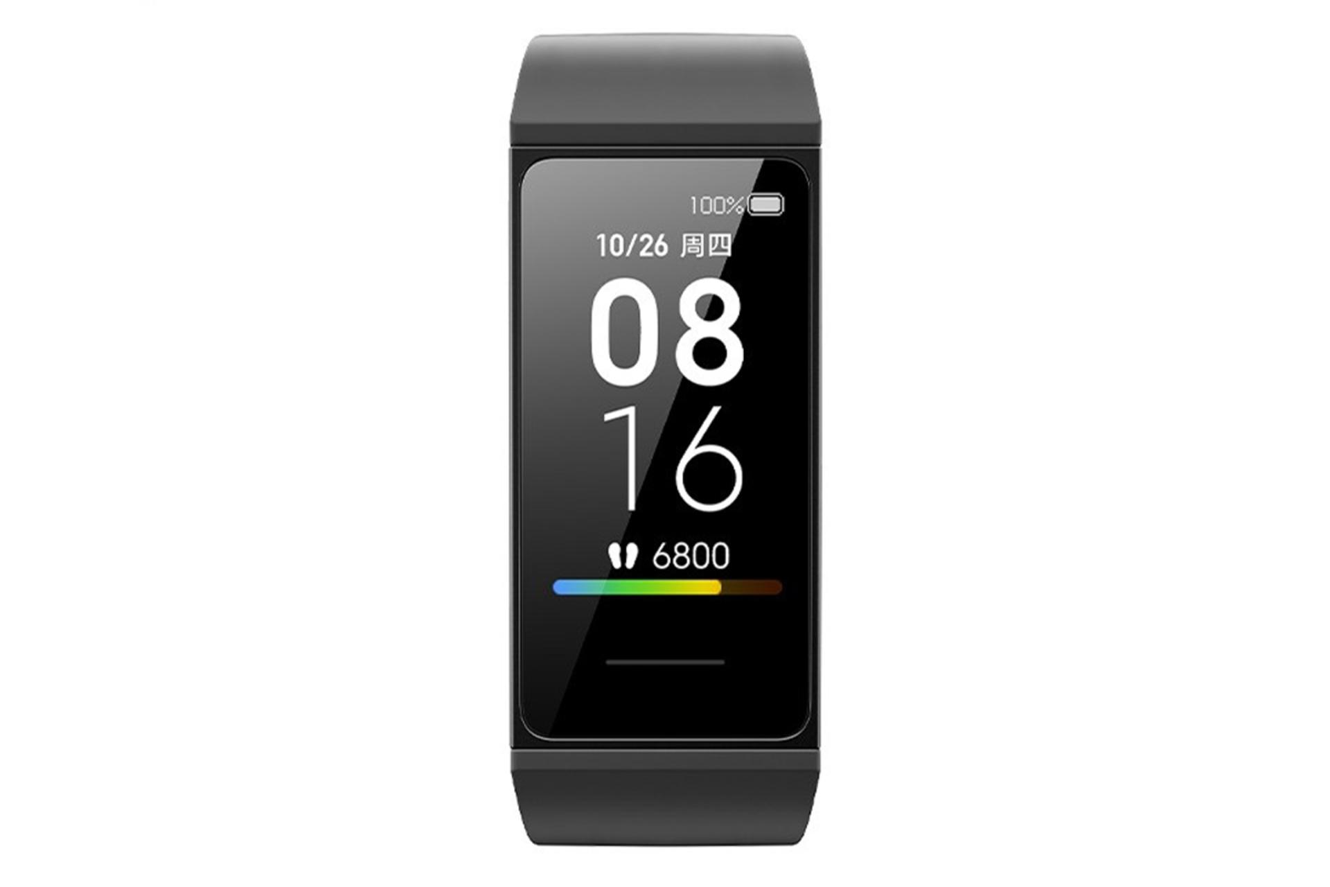 ساعت هوشمند Xiaomi Mi Smart Band 4c نمای جلو / می بند 4c شیائومی