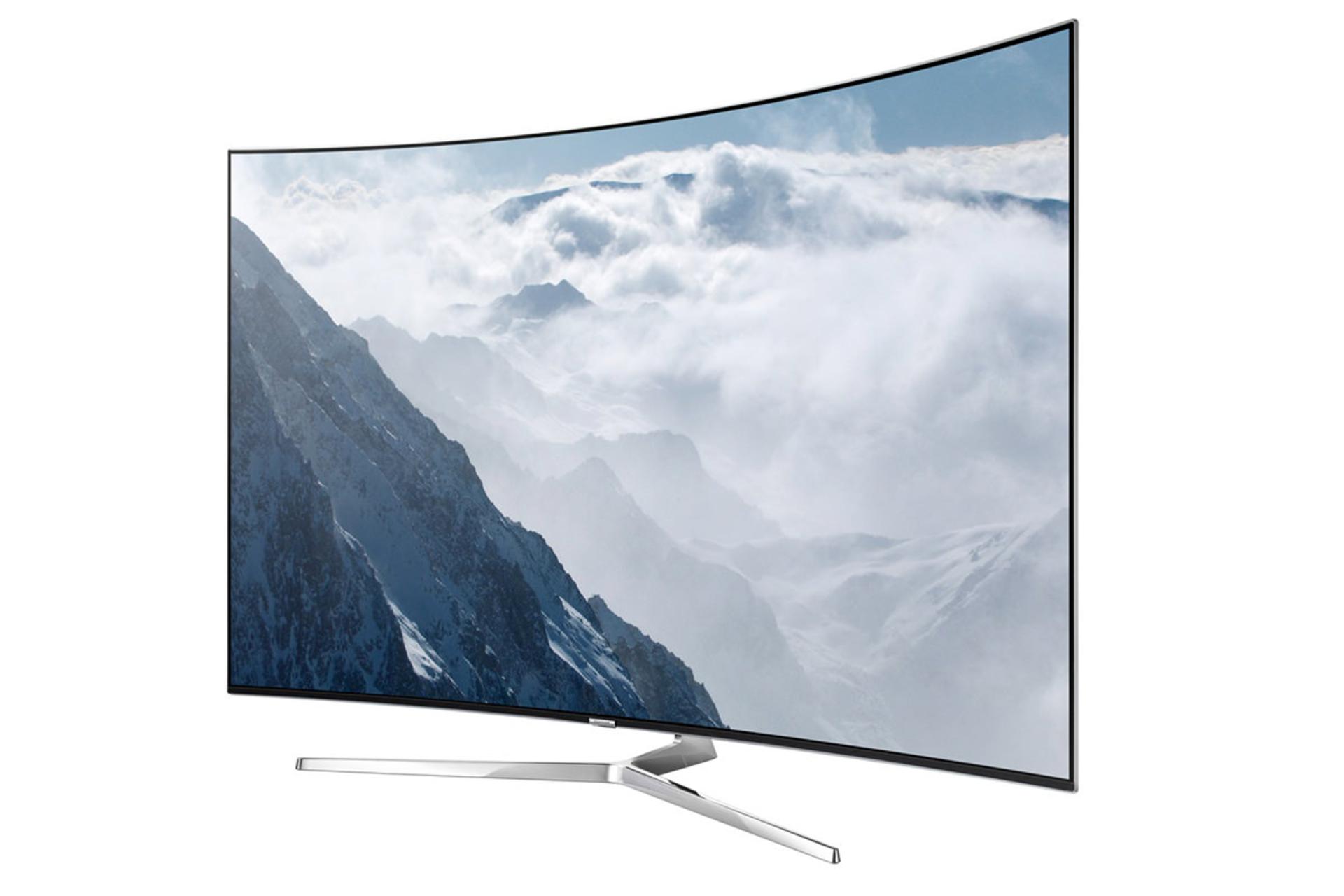 نمای نیمرخ تلویزیون سامسونگ KS9500 مدل 55 اینچ