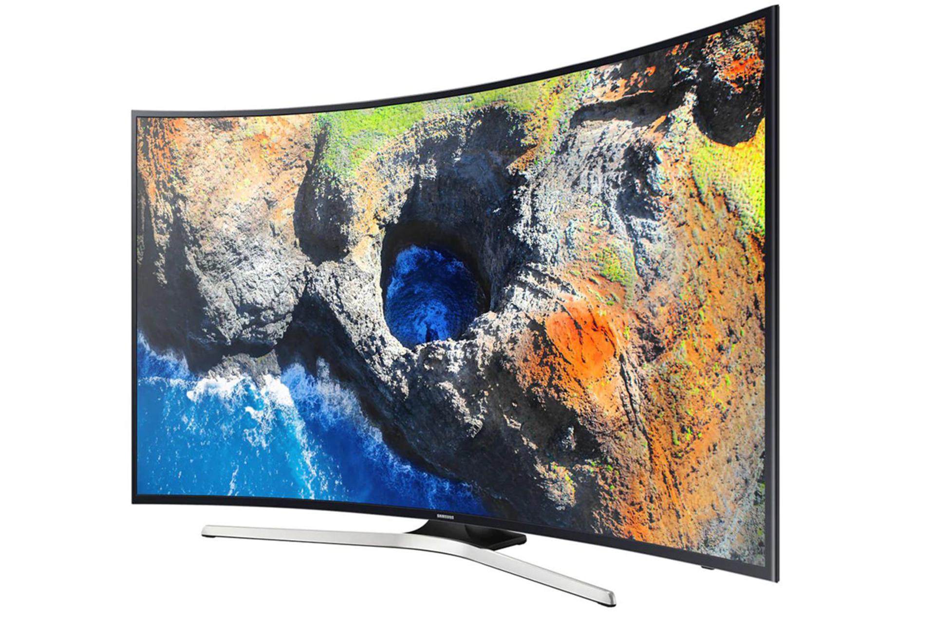 نمای نیمرخ تلویزیون سامسونگ MU7985 مدل 49 اینچ