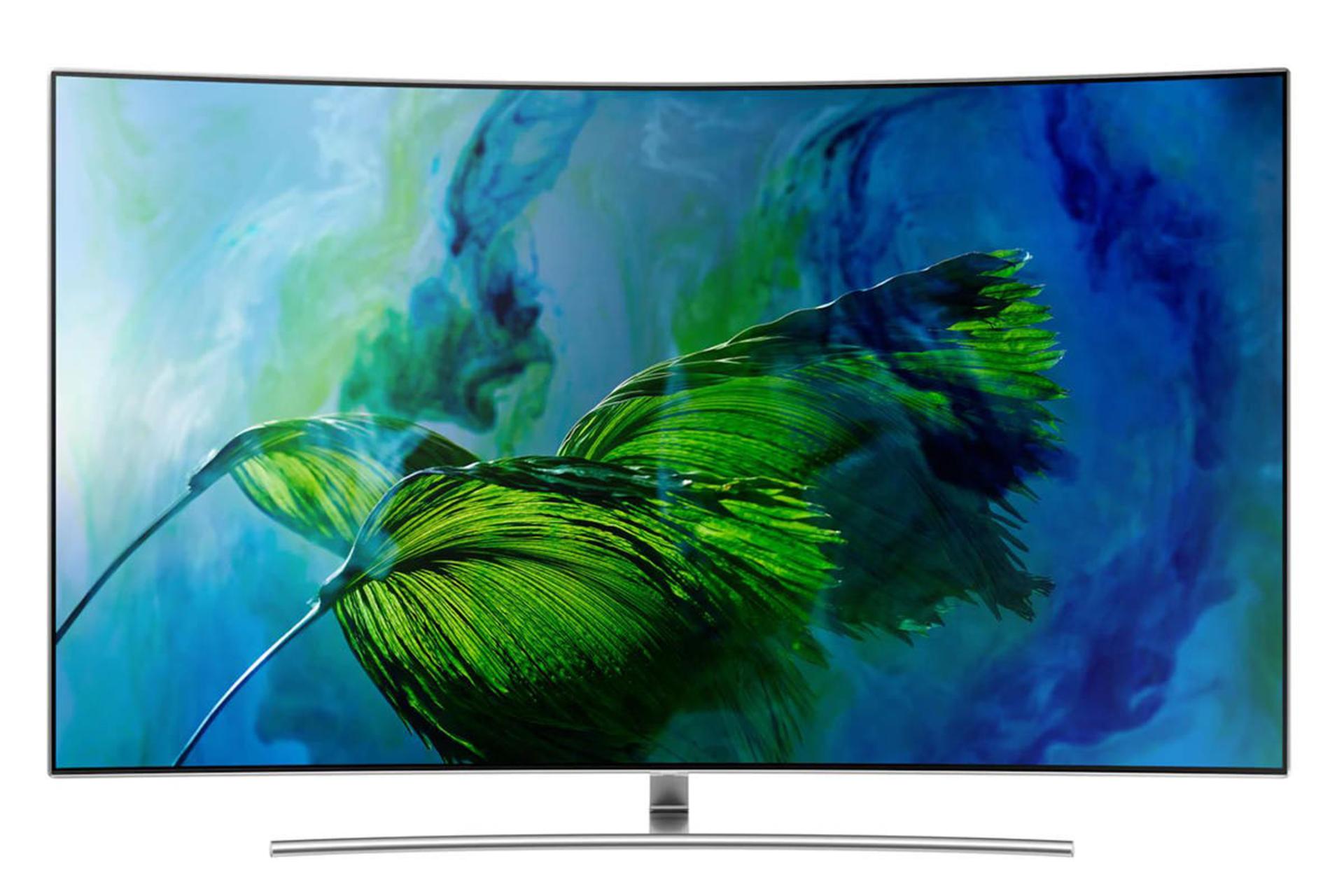 نمای جلو تلویزیون سامسونگ Q8C مدل 55 اینچ