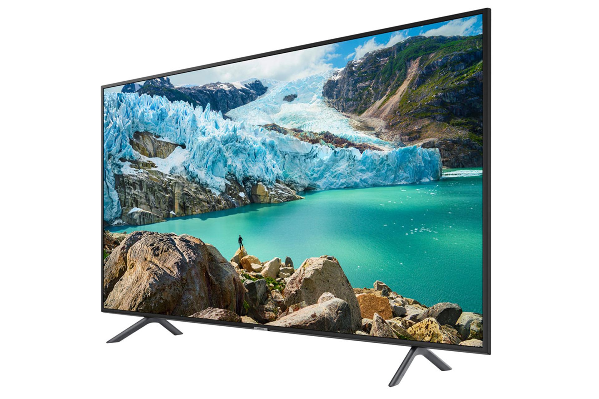 نمای نیمرخ تلویزیون سامسونگ RU7172 مدل 75 اینچ