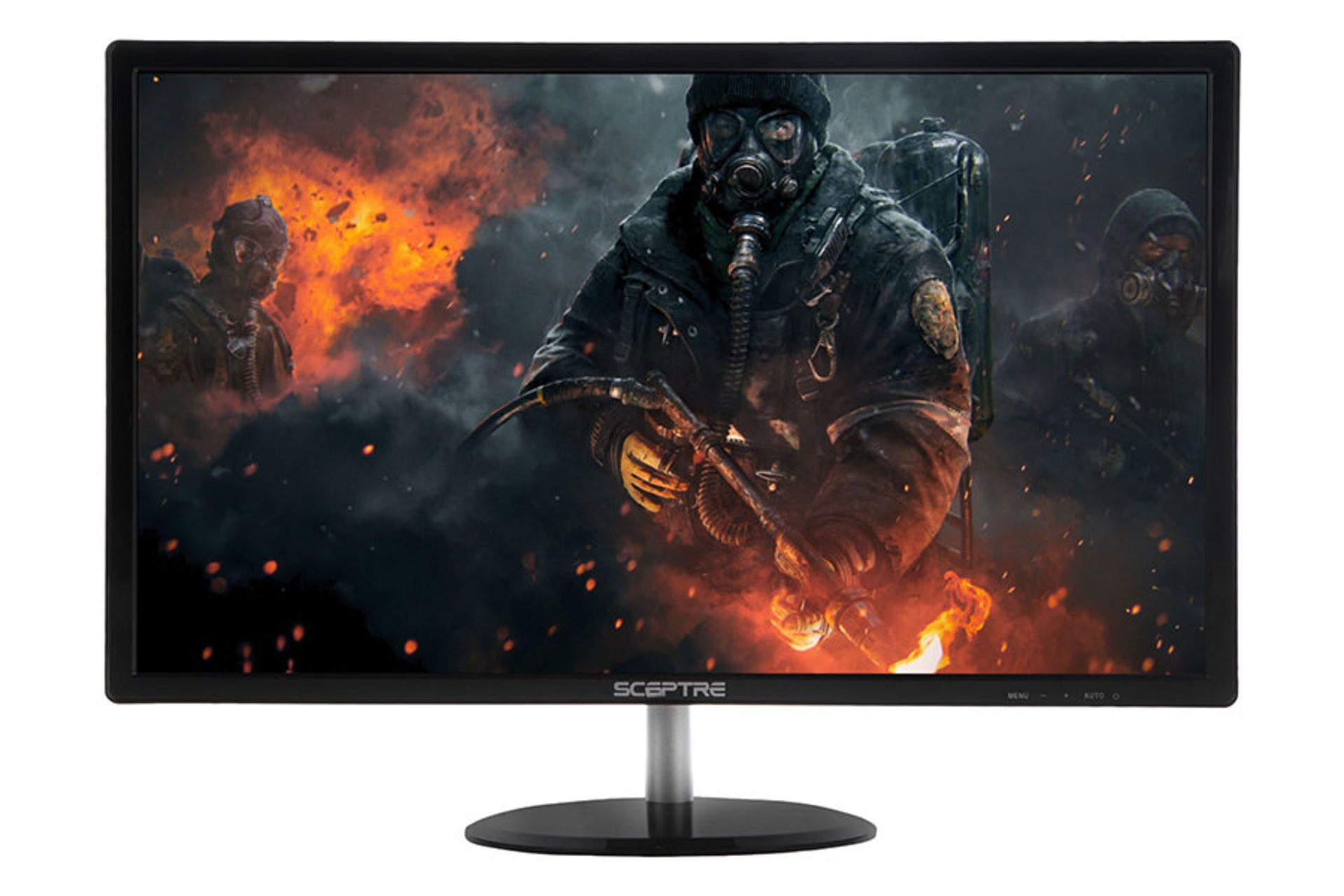 جلو مانیتور اسکپتر 24 اینچ مدل MD240F با نمایشگر روشن و رنگ مشکی