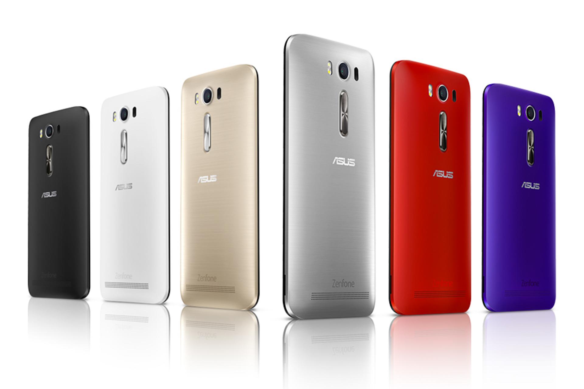  رنگ بند گوشی ایسوس Asus Zenfone 2 Laser ZE500KG آبی بنفش نقره ای 