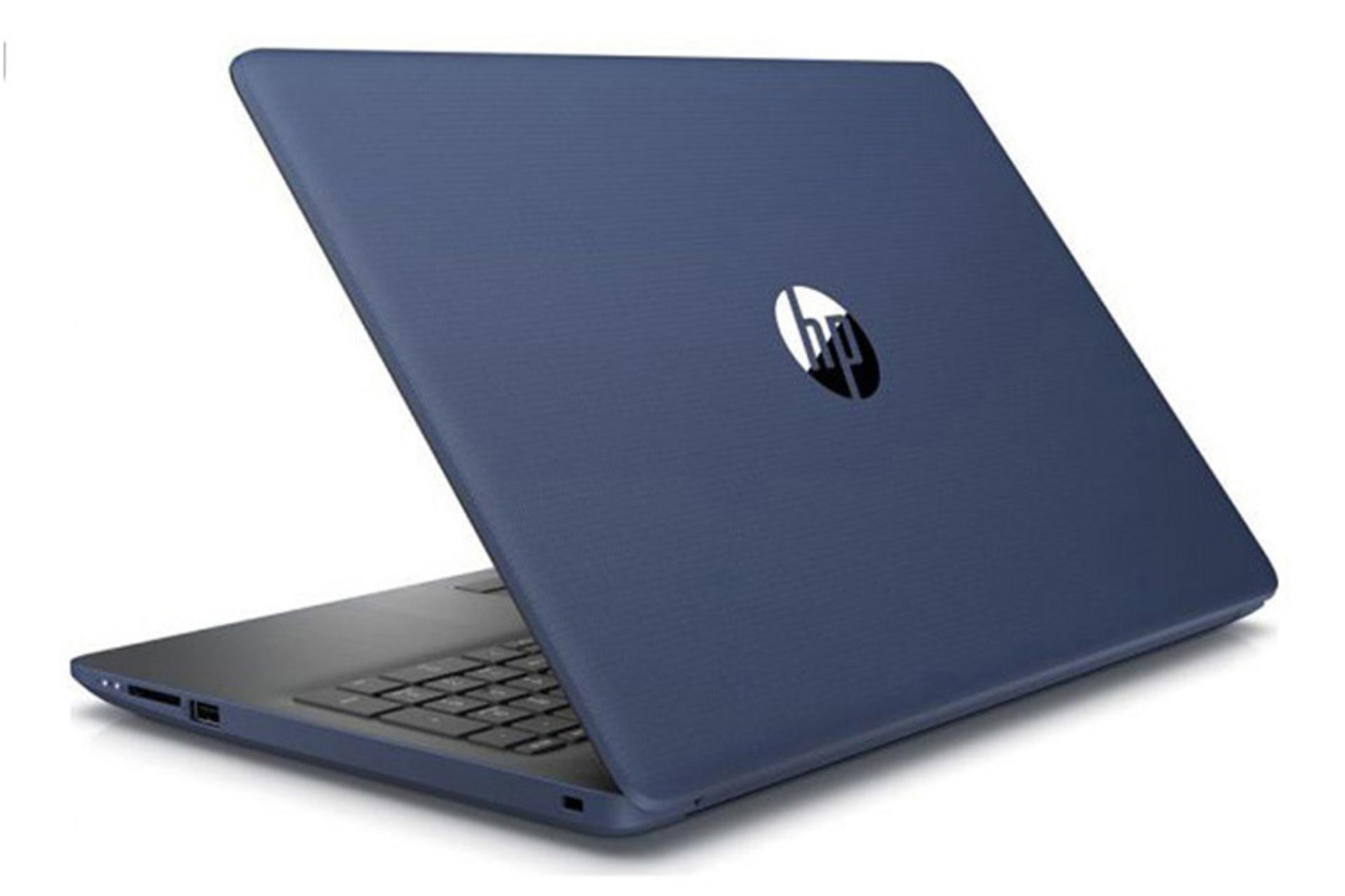 لپ تاپ اچ پی da0290nia رنگ آبی از نمای پشت