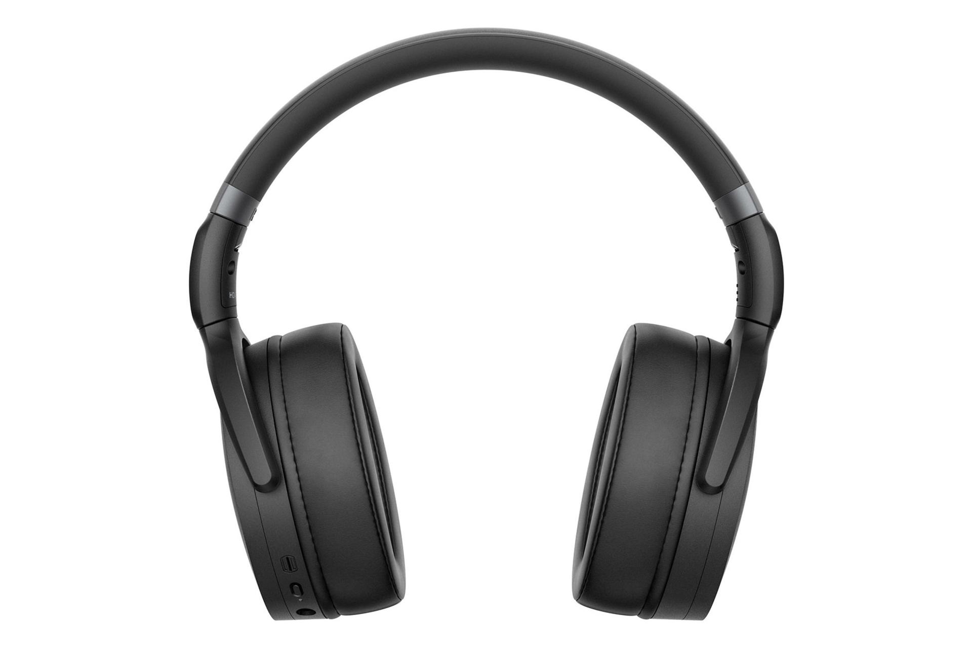 نمای جلو هدفون بی سیم سنهایزر HD 450BT با رنگ مشکی