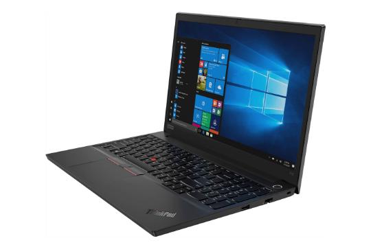 لپ‌تاپ Lenovo ThinkPad E15 نمای بغل صفحه کلید و صفحه نمایش و پورت ها / تینک پد E15 لنوو
