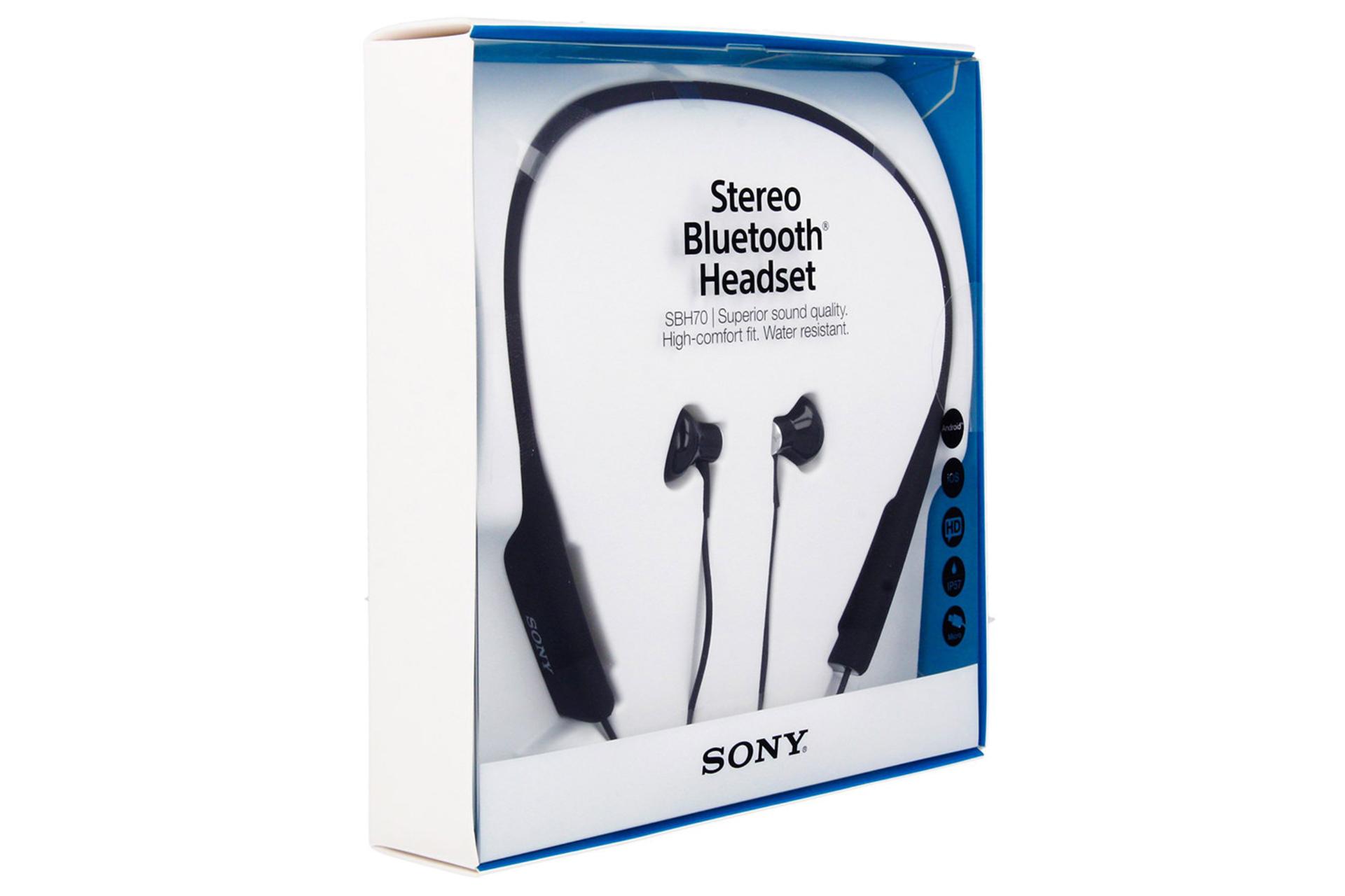 بسته بندی و جعبه هدفون سونی Sony SBH70