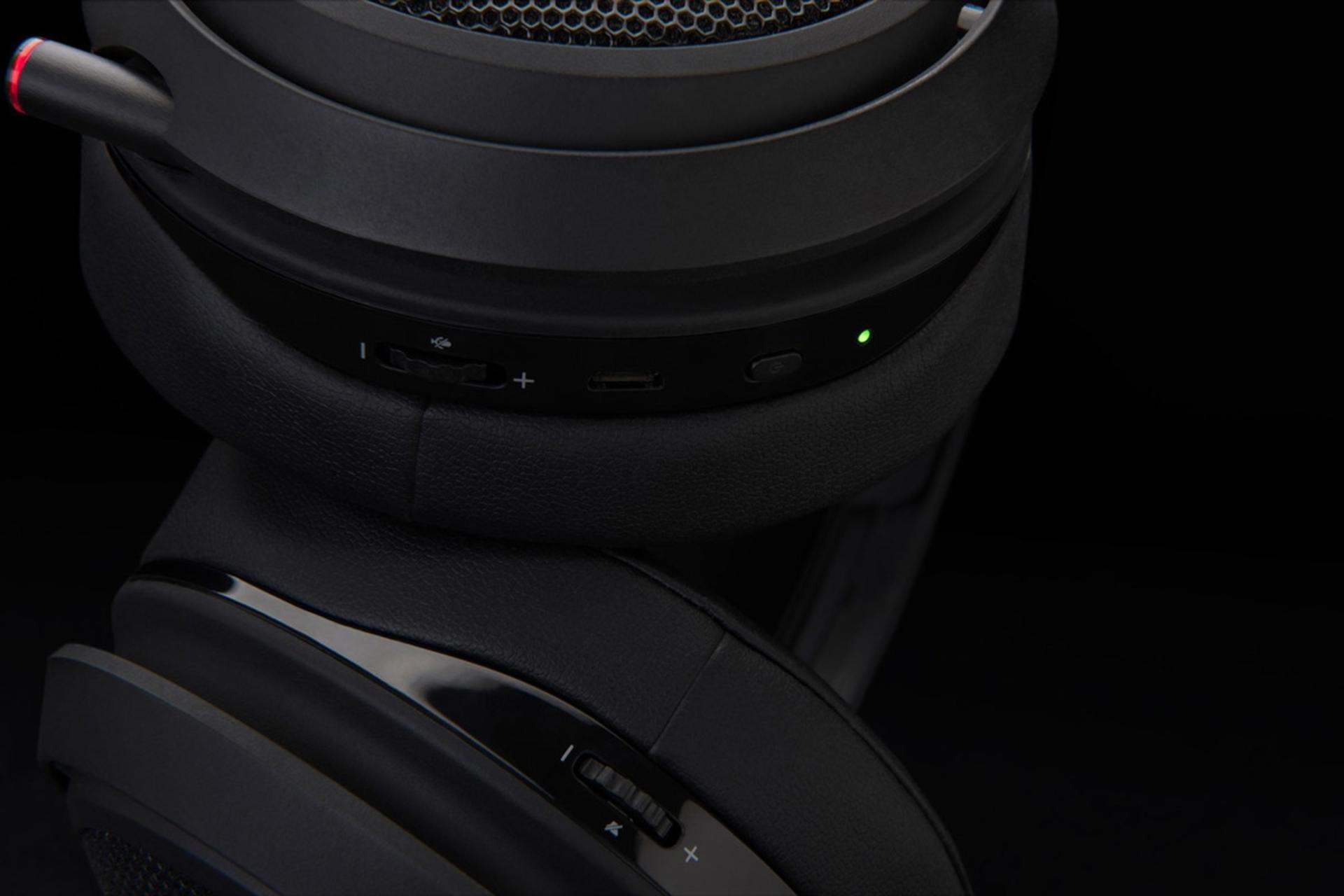 کلید تنظیم صدا هدفون گیمینگ ریزر Mano War مشکی