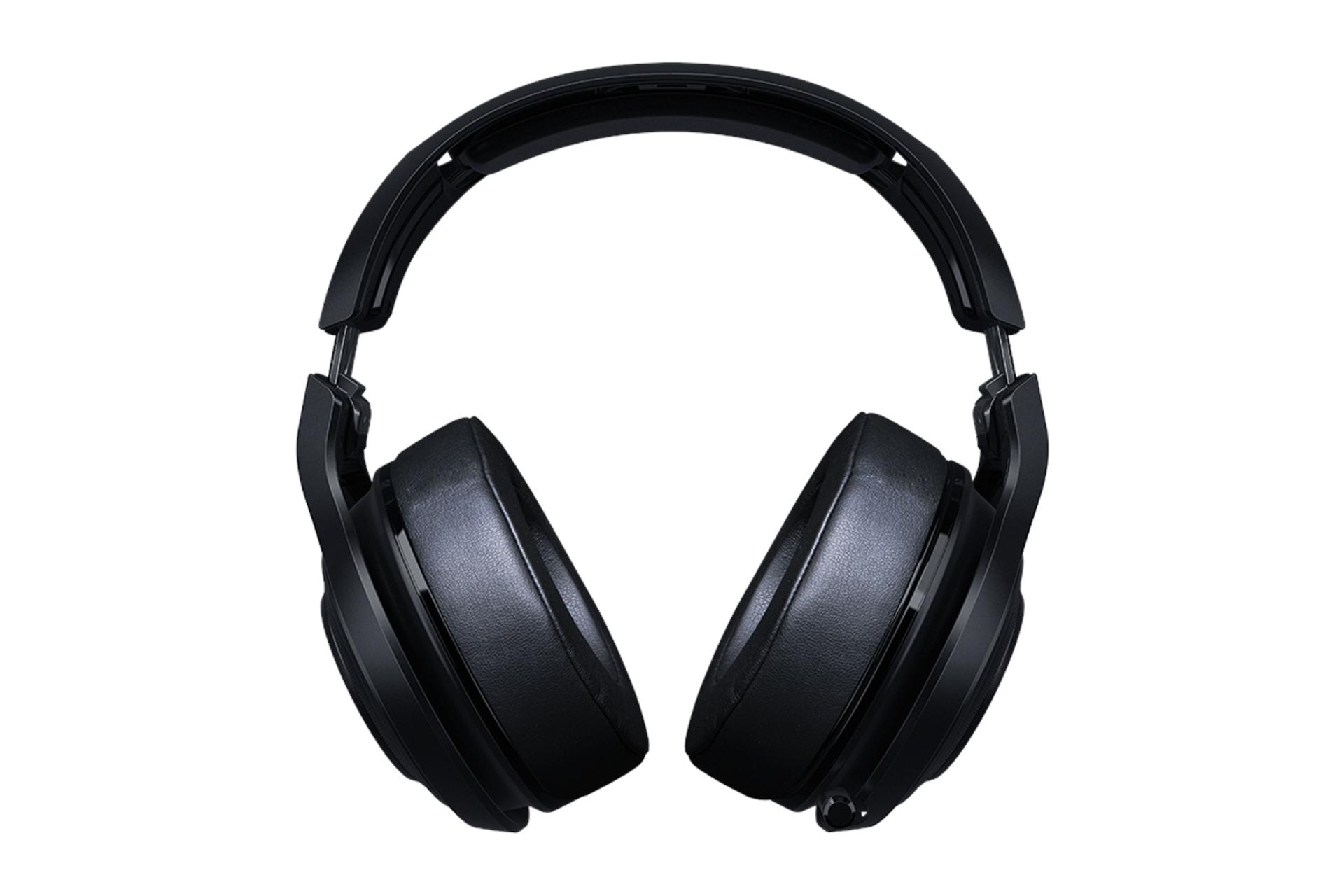 نمای روبرو هدفون گیمینگ ریزر Mano War مشکی