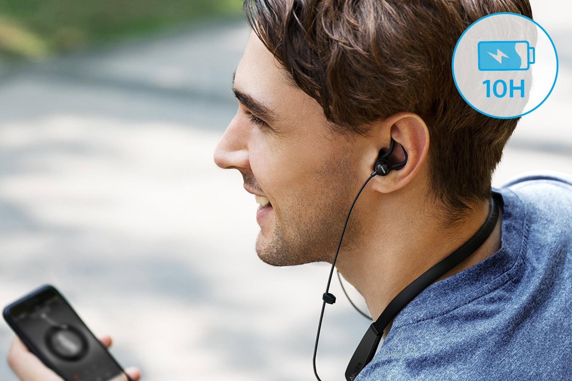 هدفون انکر Anker SoundBuds Lite مشکی