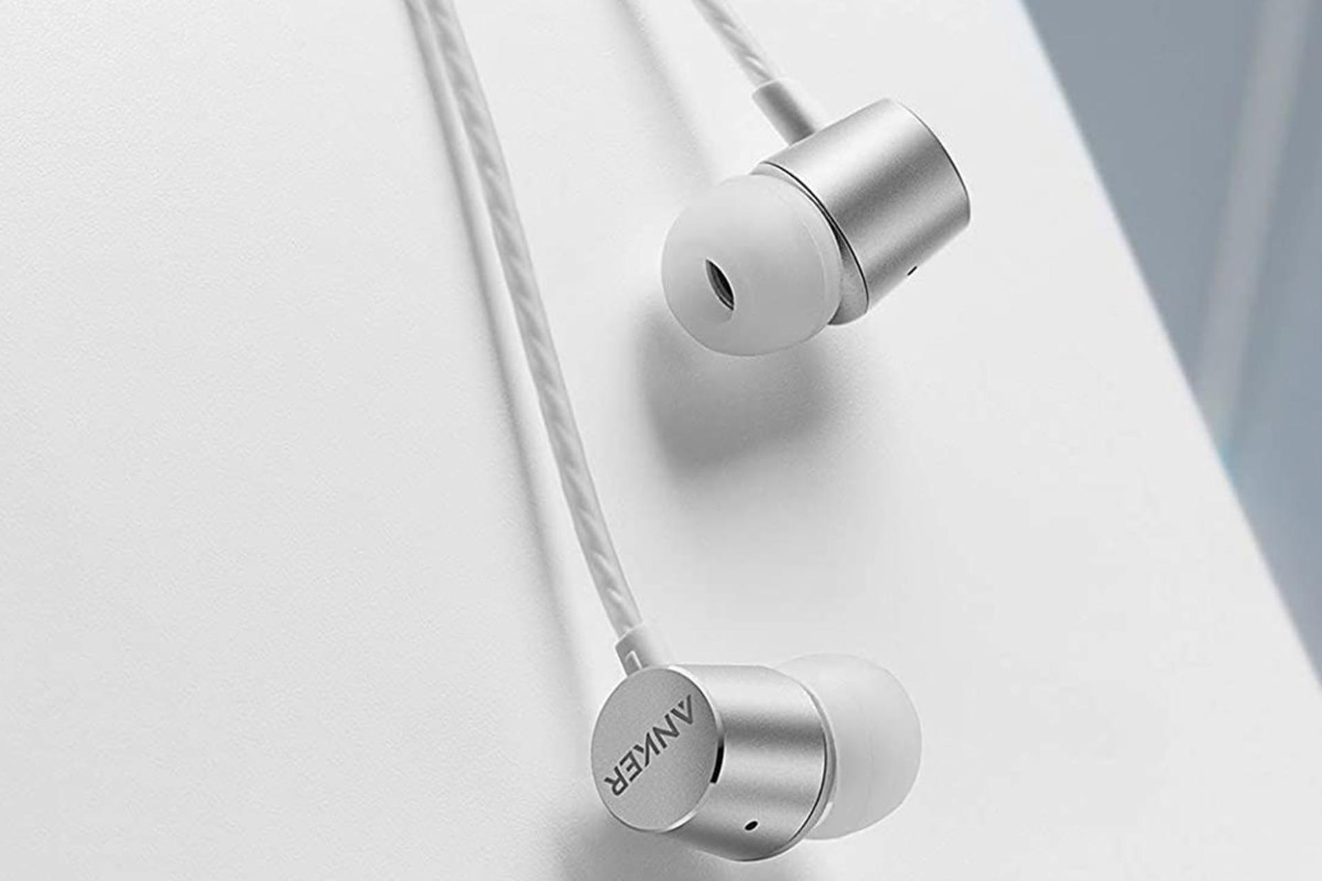 هدفون انکر Anker Soundbuds Verve نقره ای