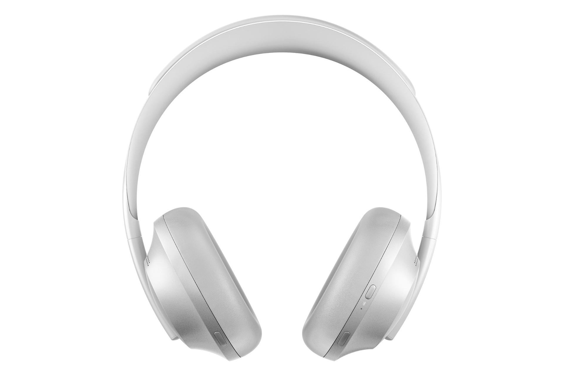 نمای روبرو هدفون بوز Noise Cancelling 700 نقره‌ای