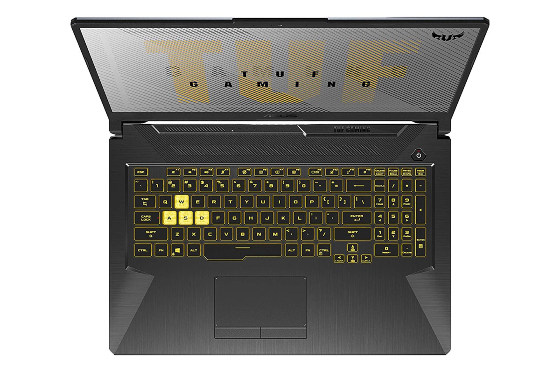 لپ تاپ ایسوس TUF Gaming fx706iv از نمای بالا