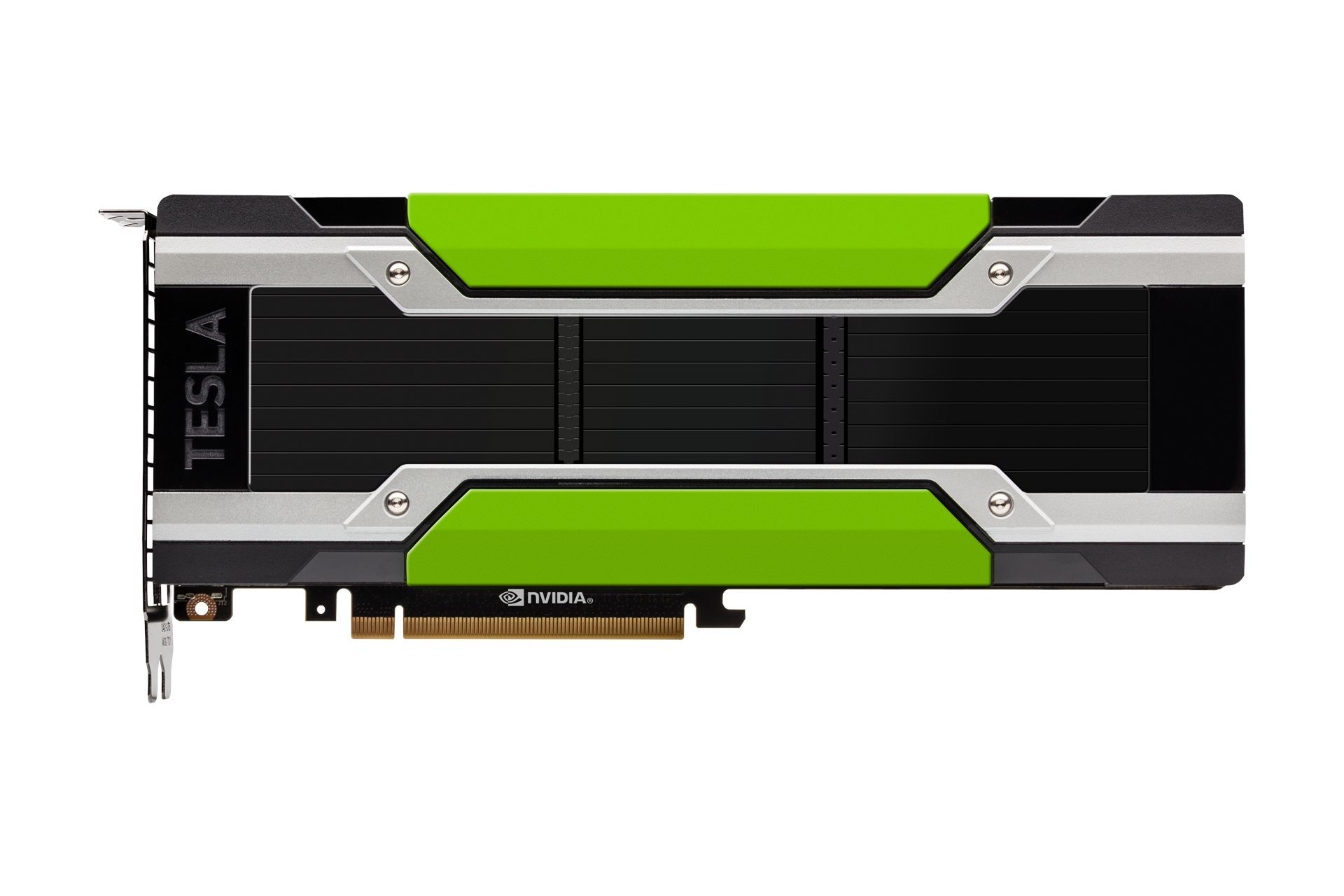 نمای روبرو کارت گرافیک انویدیا تسلا P100