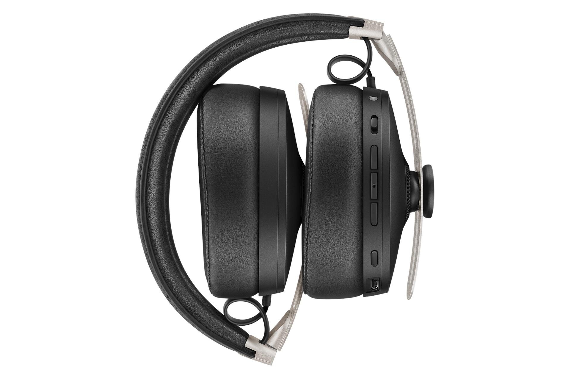 طراحی کامپکت هدفون بی سیم سنهایزر Sennheiser Momentum 3 Wireless مشکی