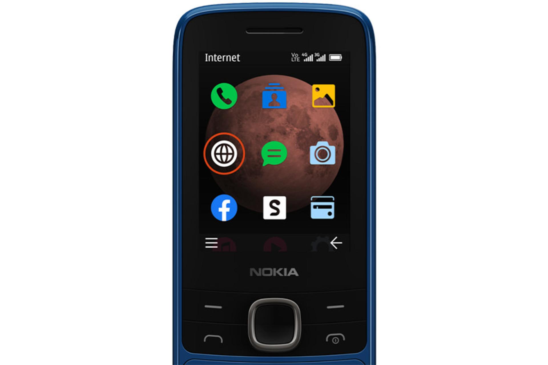 گوشی Nokia 215 4G نمای جلو برنامه ها/ نوکیا 215 