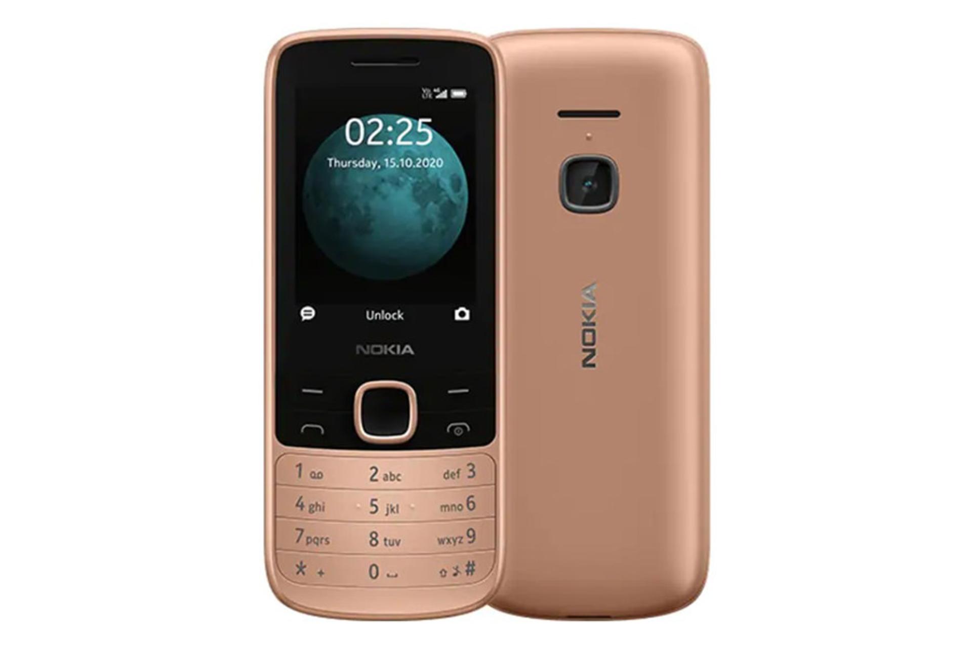 گوشی Nokia 215 4G نمای جلو و پشت دوربین/ نوکیا 215 